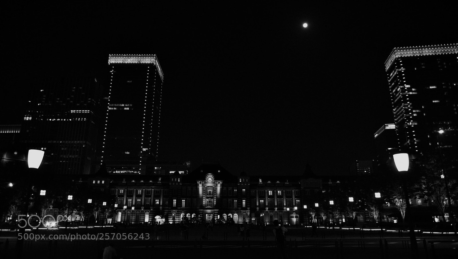 Nikon D750 sample photo. The moon at tokyo photography