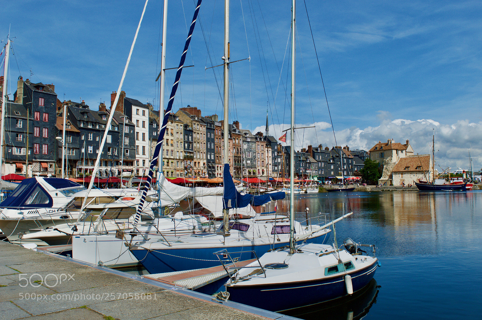 Nikon D3200 sample photo. Port of honfleur photography