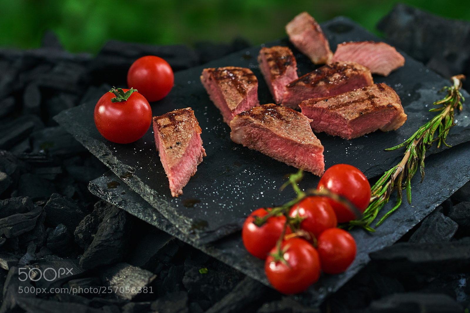 Nikon D800 sample photo. Steak slices photography
