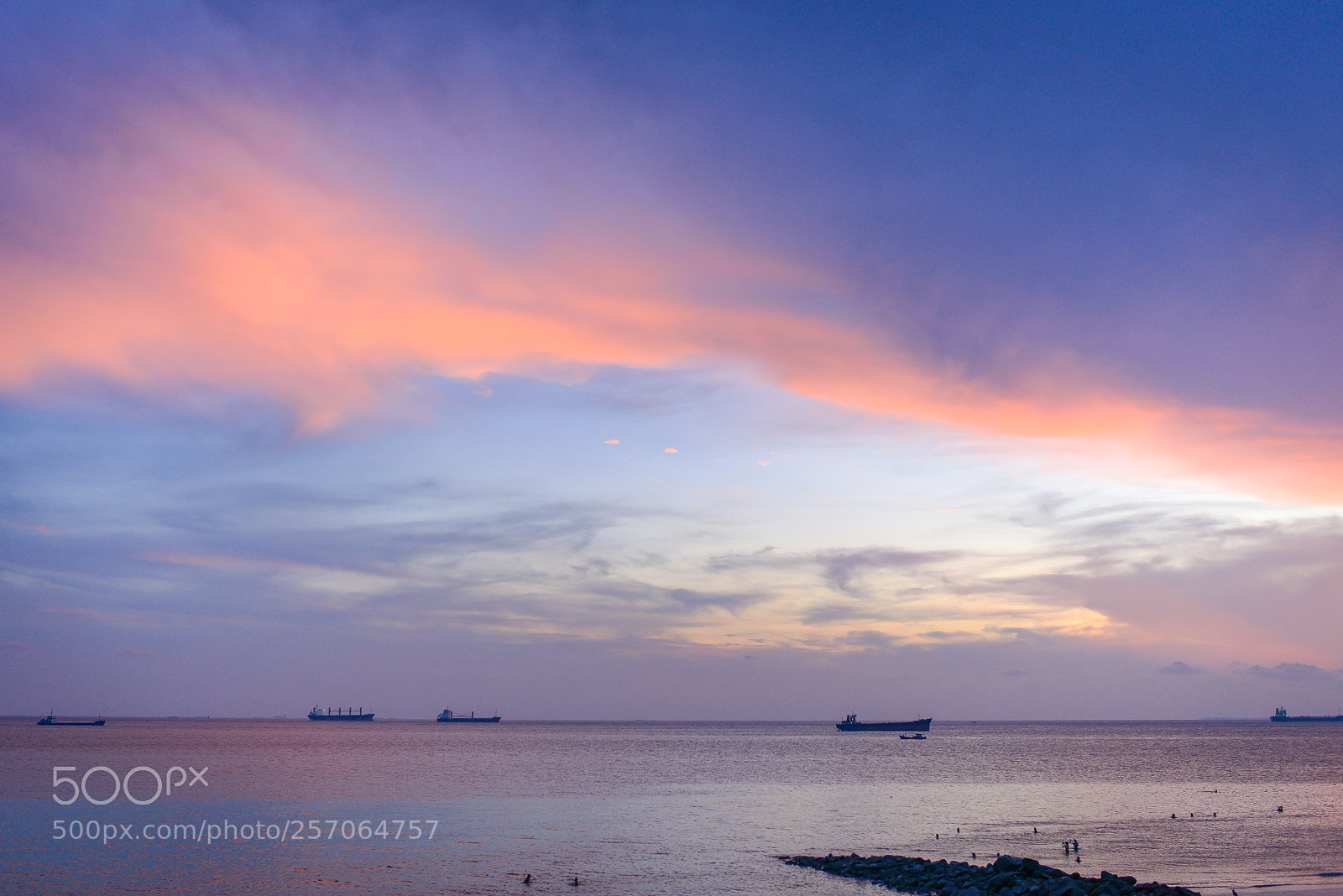 Nikon D800 sample photo. Sunset on vung tau photography