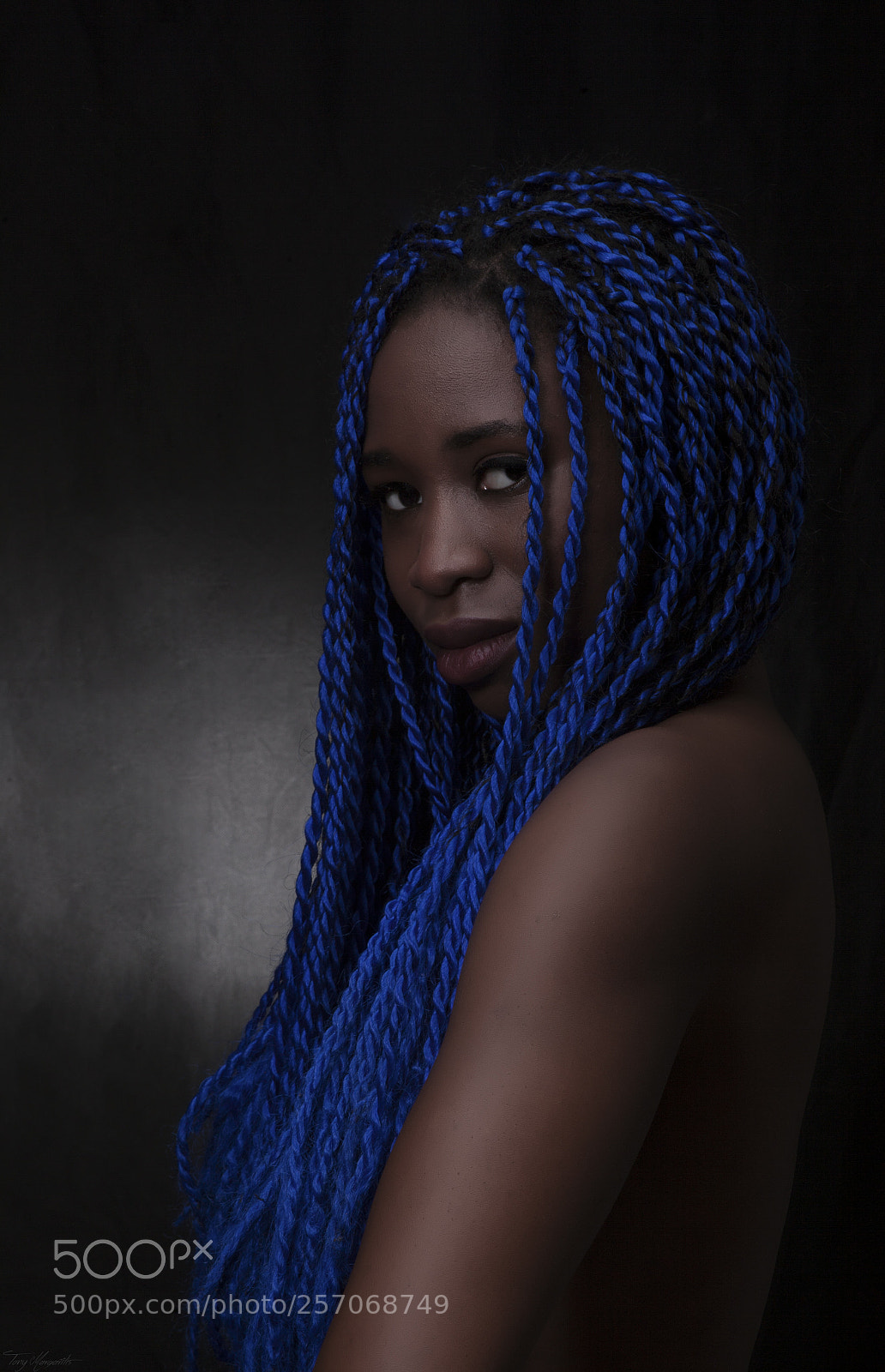 Canon EOS 5D Mark II sample photo. Blue fire photography