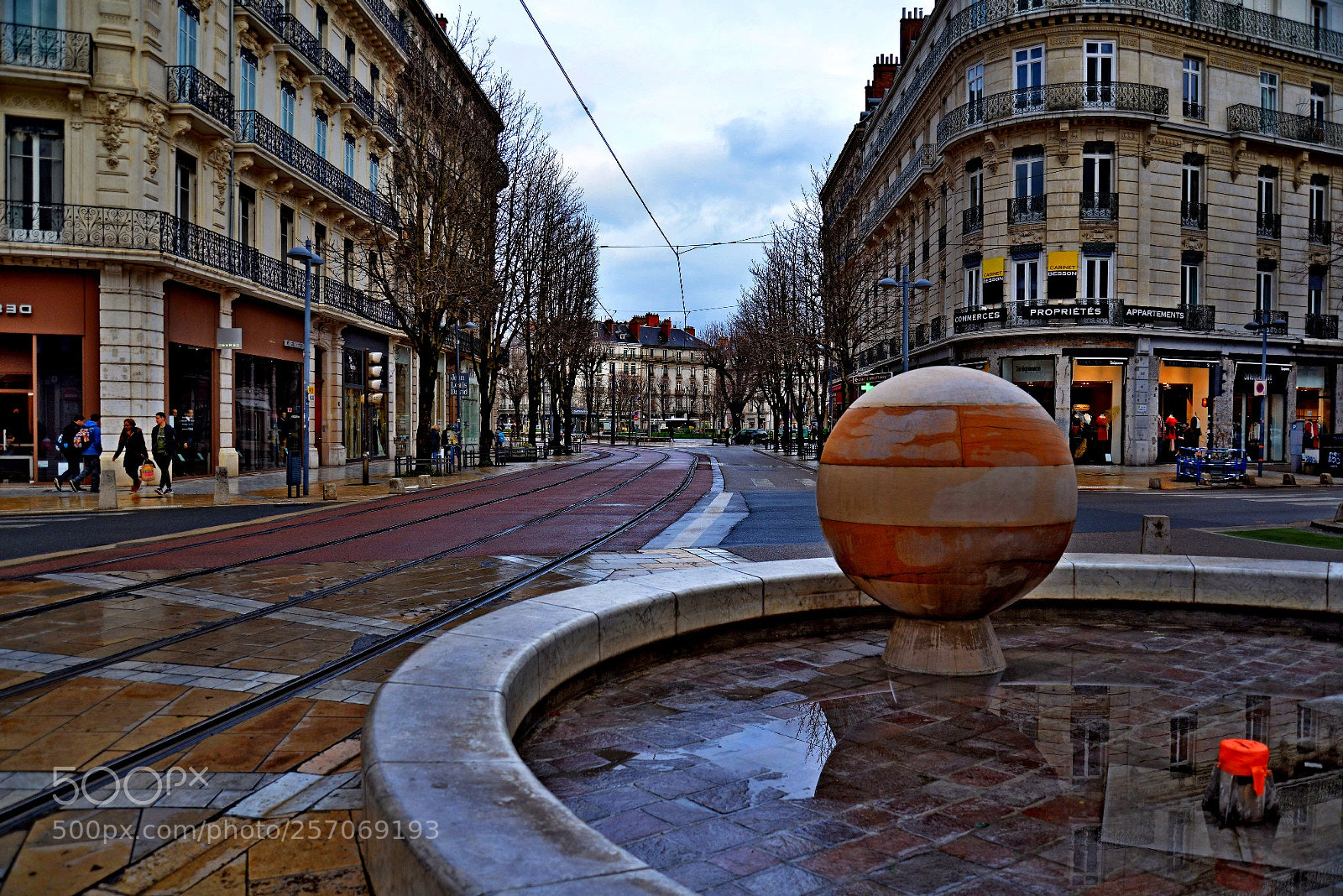 Nikon D610 sample photo. Tram in grenoble photography