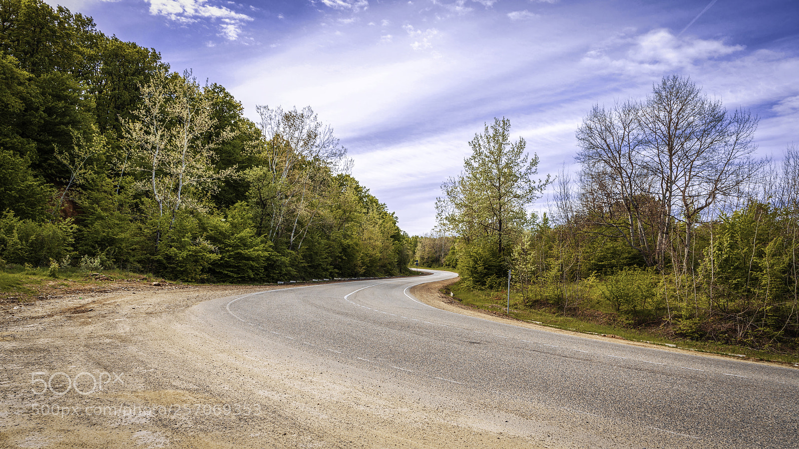 Canon EOS 6D Mark II sample photo. Mountain  road photography