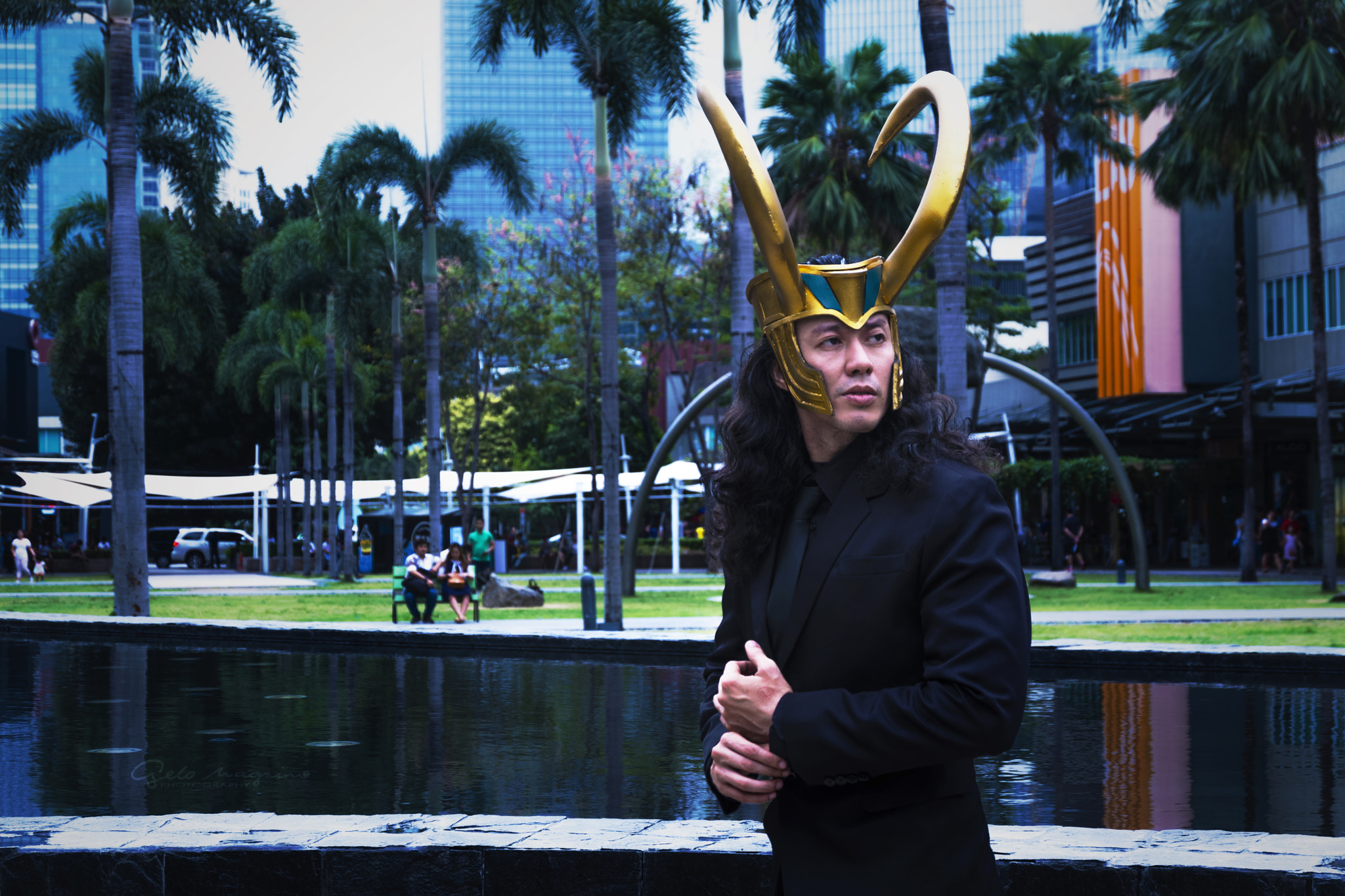 Fujifilm X-A3 sample photo. Loki in suit photography