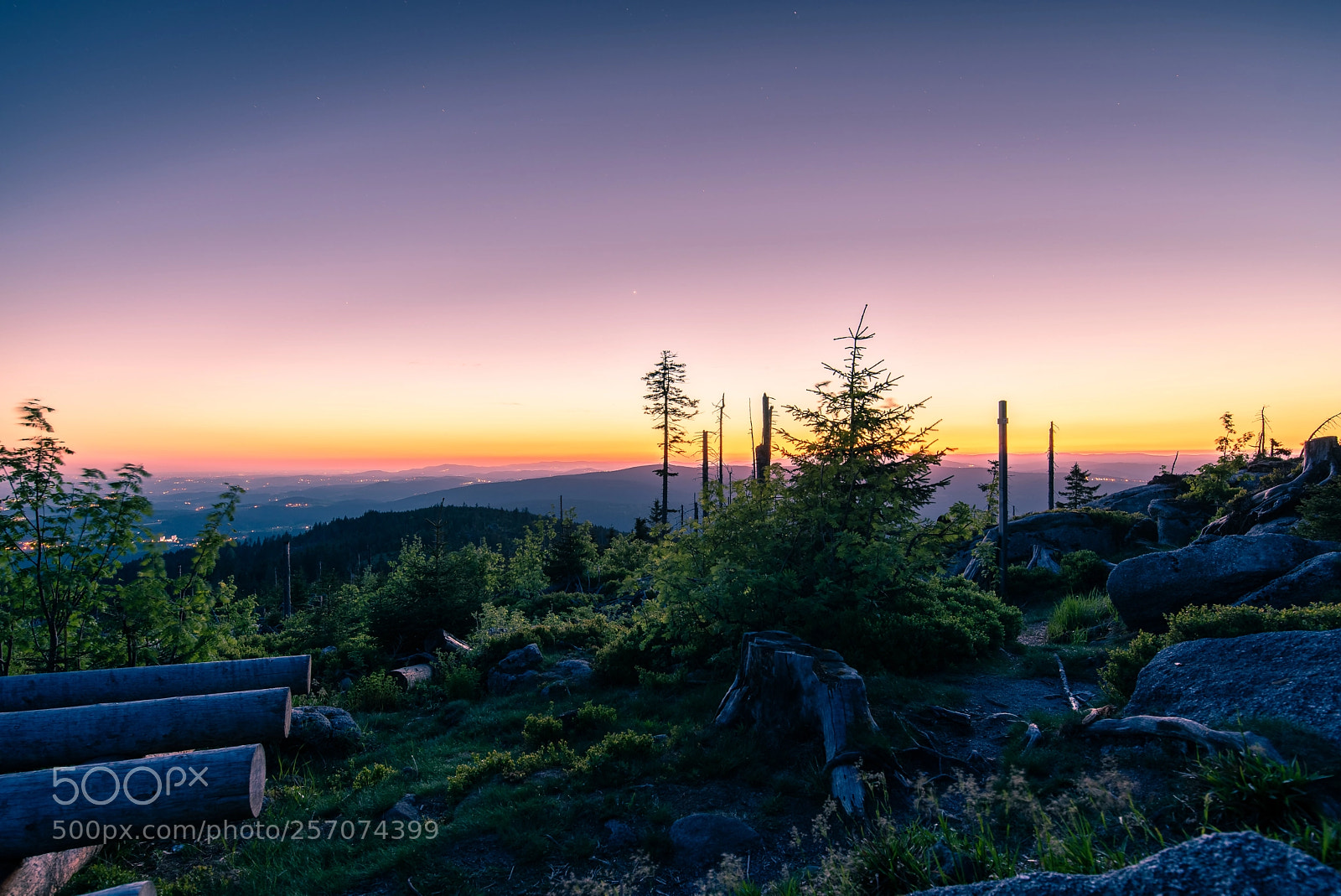 Nikon D750 sample photo. Sunset at dreisesselberg photography