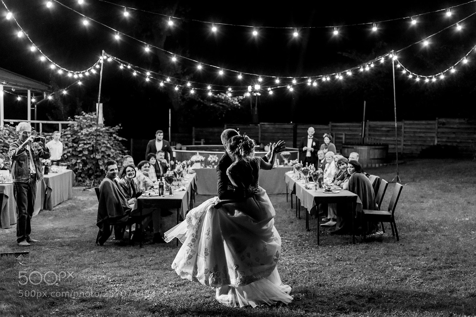 Nikon D750 sample photo. Wedding lights photography