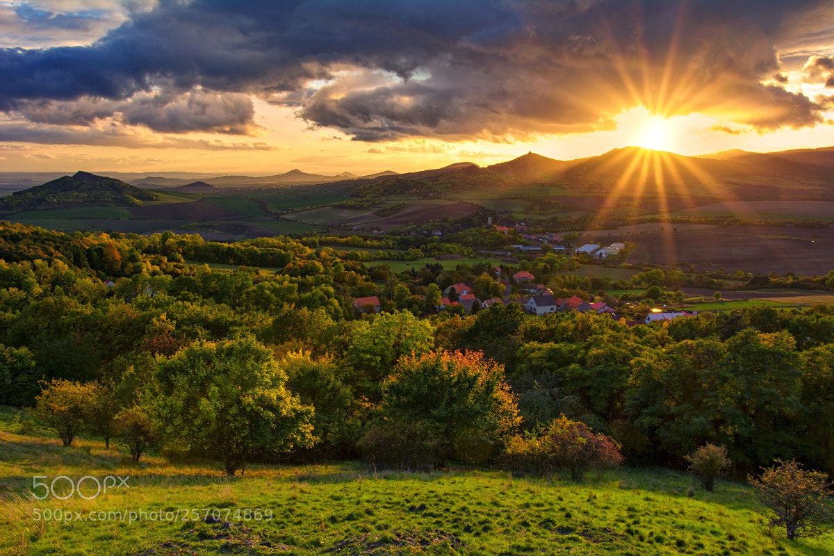 Nikon D7100 sample photo. Sunset in czech central photography