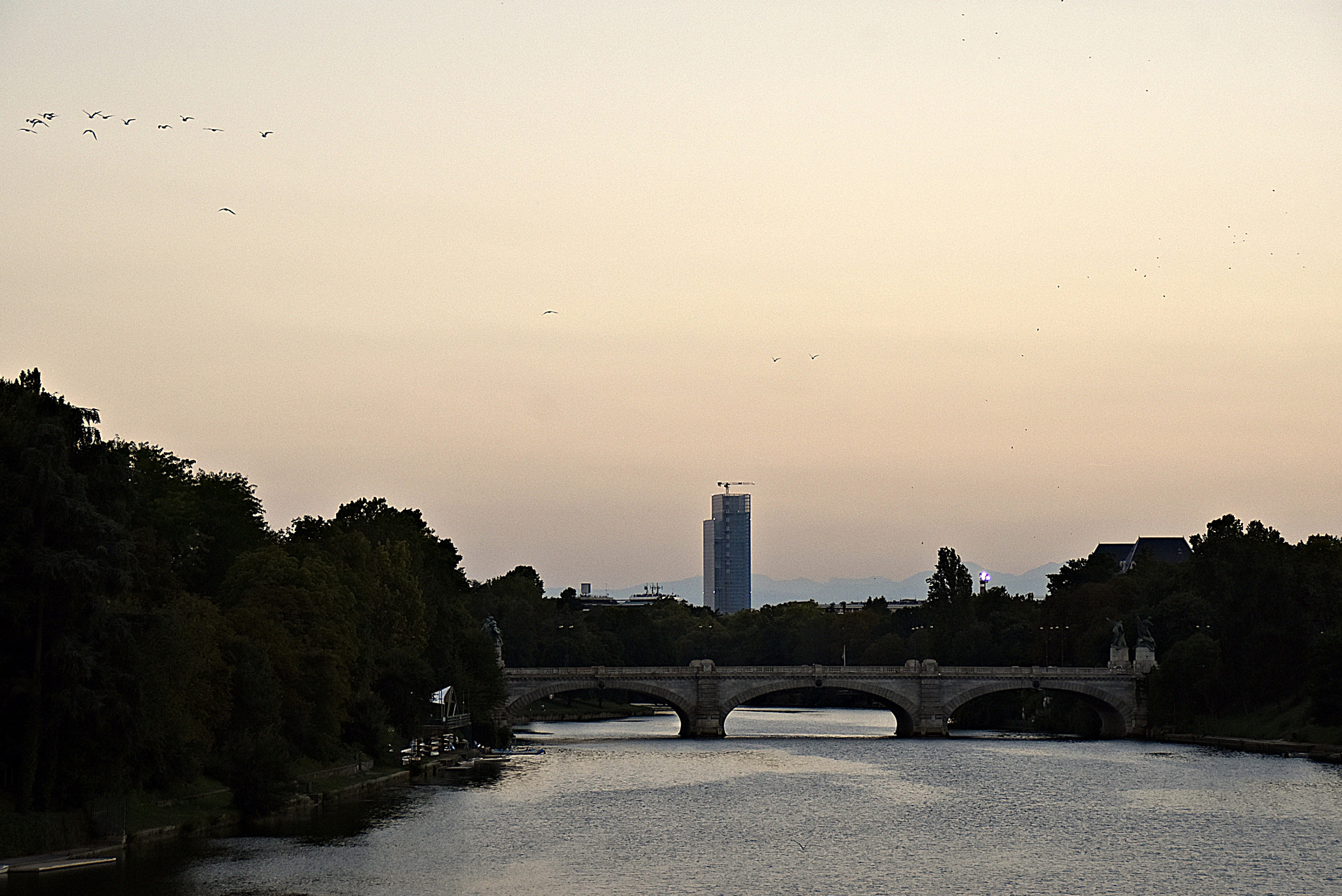 Nikon D7200 sample photo. Tramonto sul po - torino photography