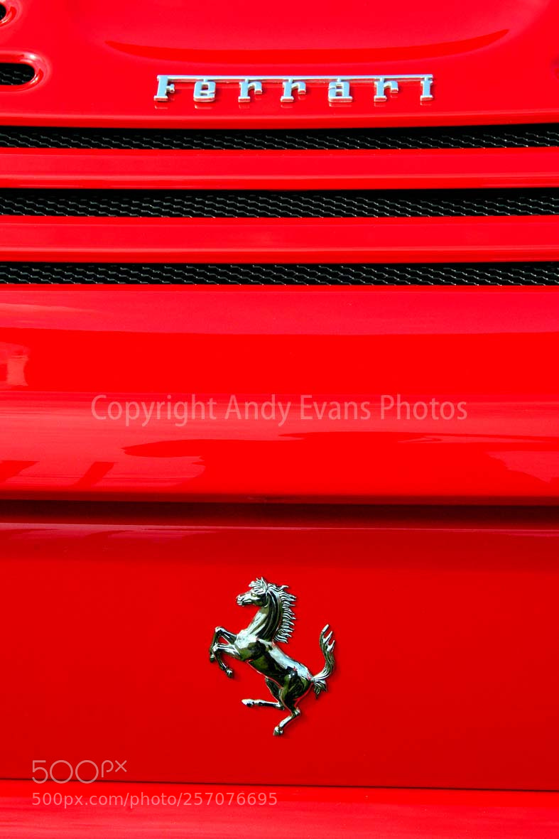 Nikon D3000 sample photo. Ferrari luxury sports motor photography