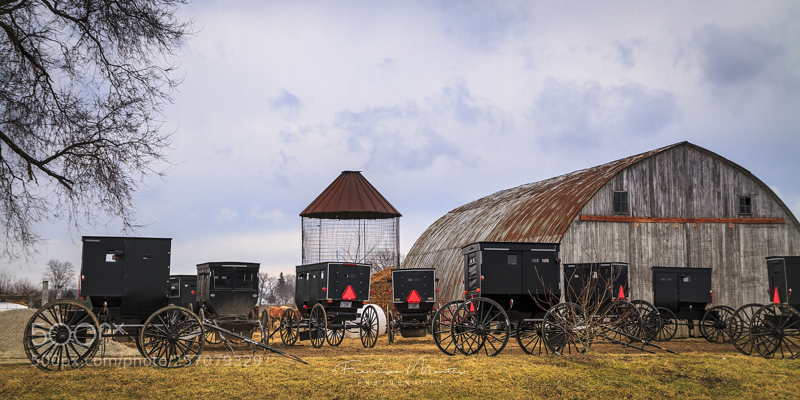 Canon EOS 7D sample photo. Amish parking lot photography