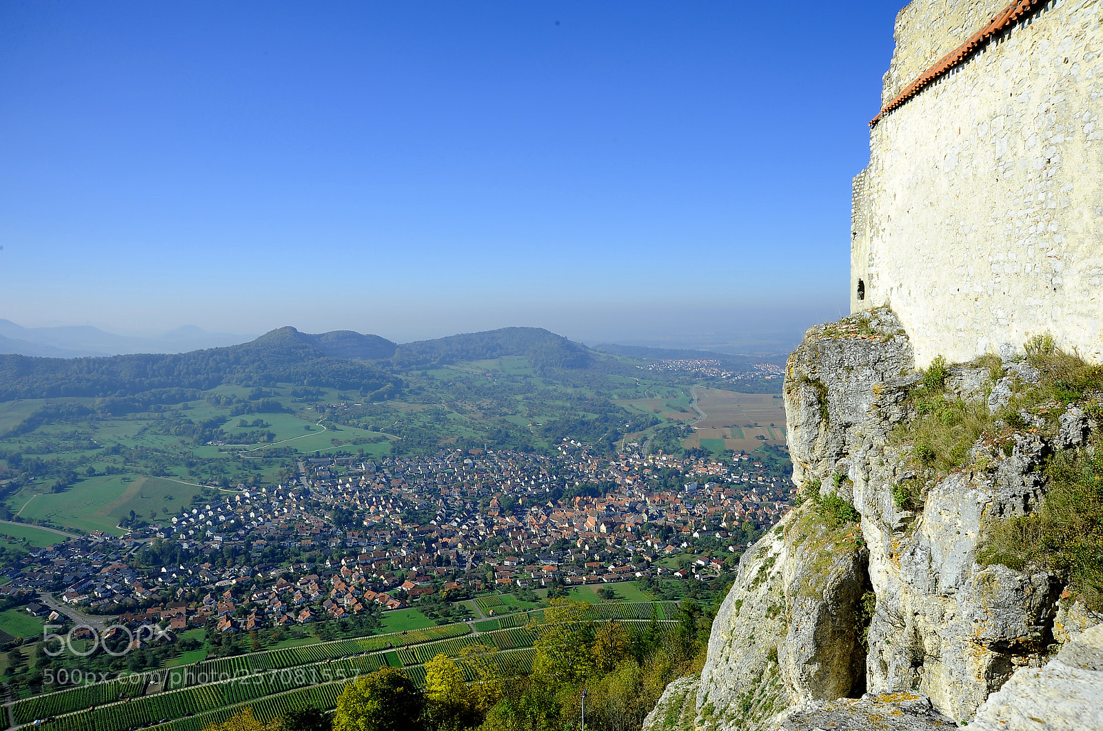 Nikon D700 sample photo. View from hohen neuffen photography