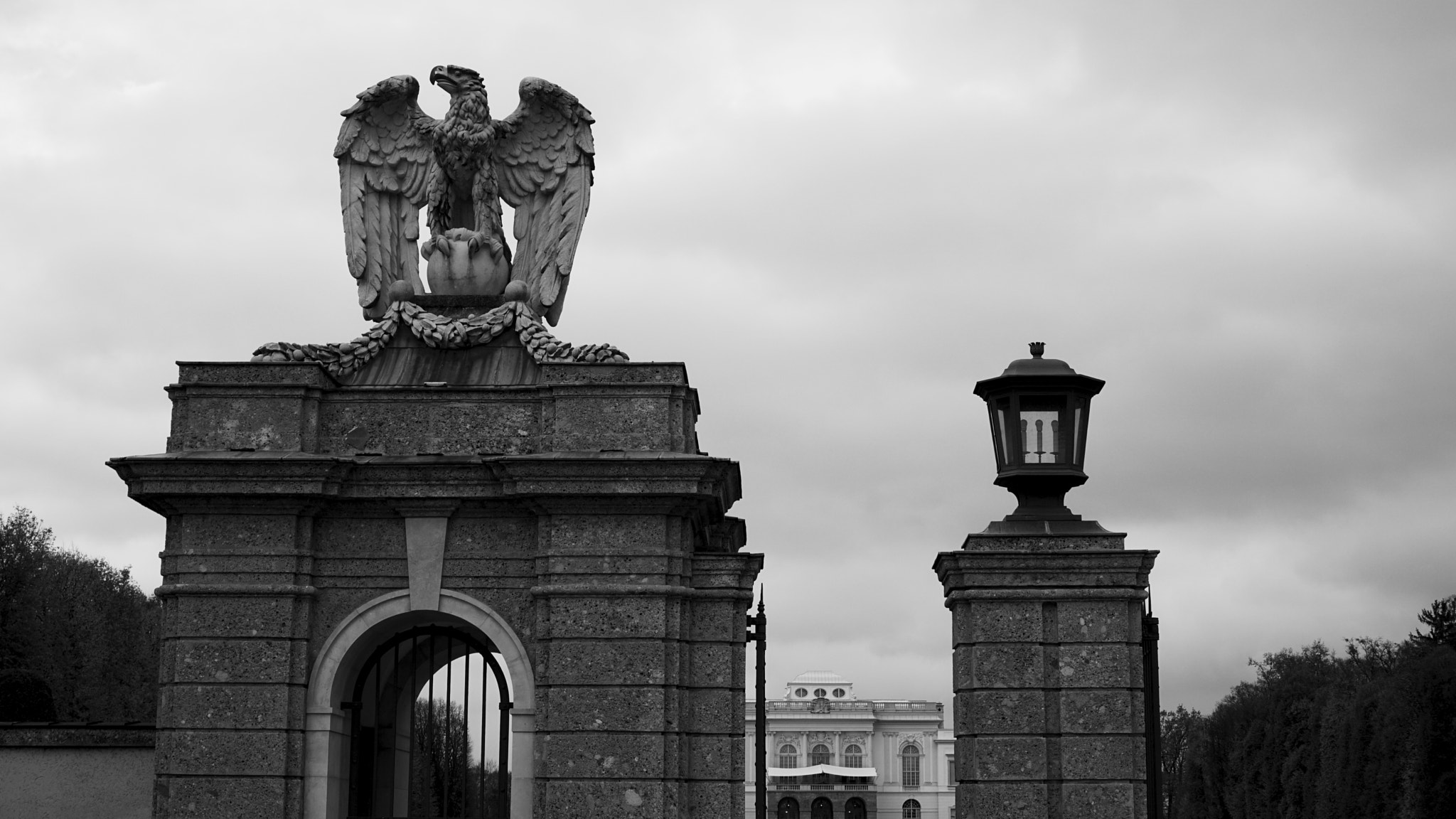 Sony a6000 sample photo. Portal of klessheim castle photography