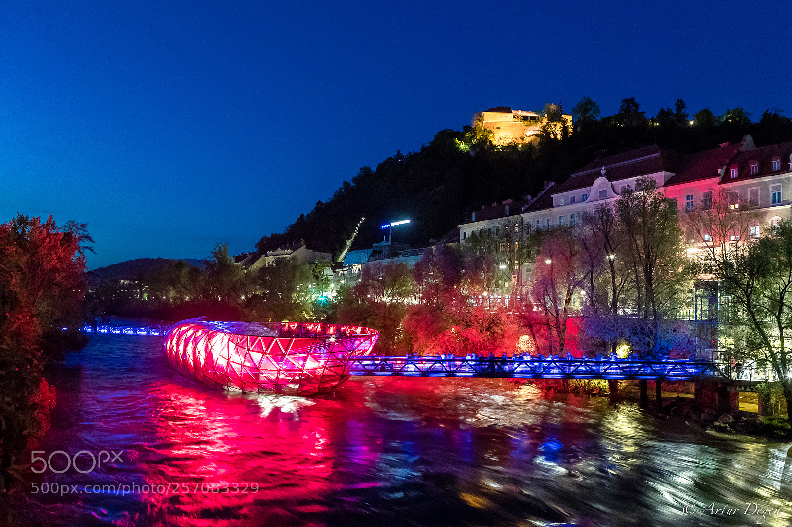 Canon EOS-1D X Mark II sample photo. Klanglicht graz murinsel photography