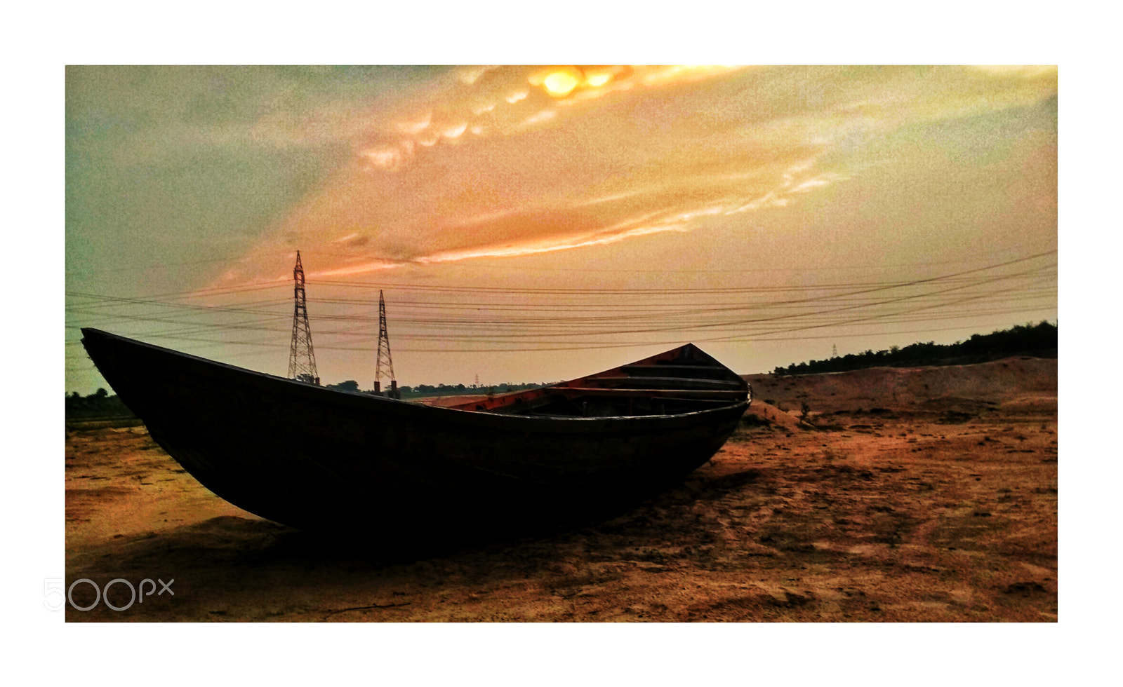 Xiaomi Redmi 4 Pro sample photo. The lonely boat photography