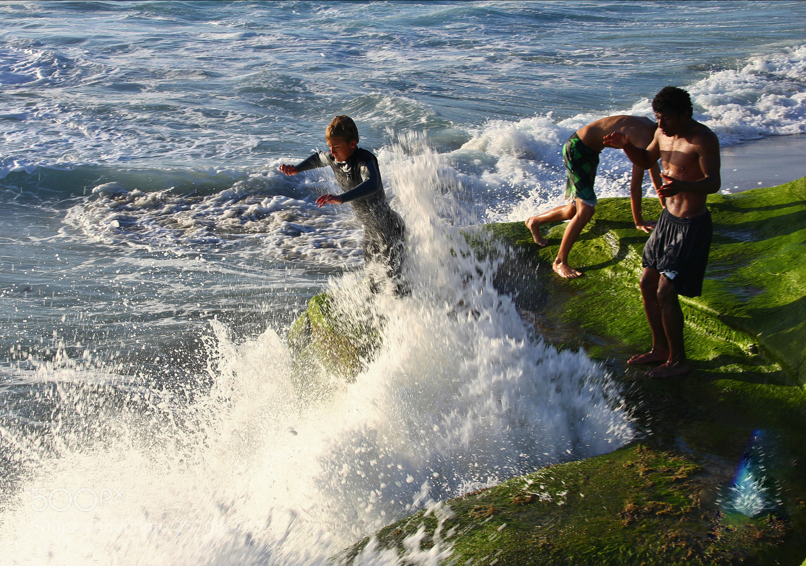 Canon EOS 60D sample photo. Daring the waves photography