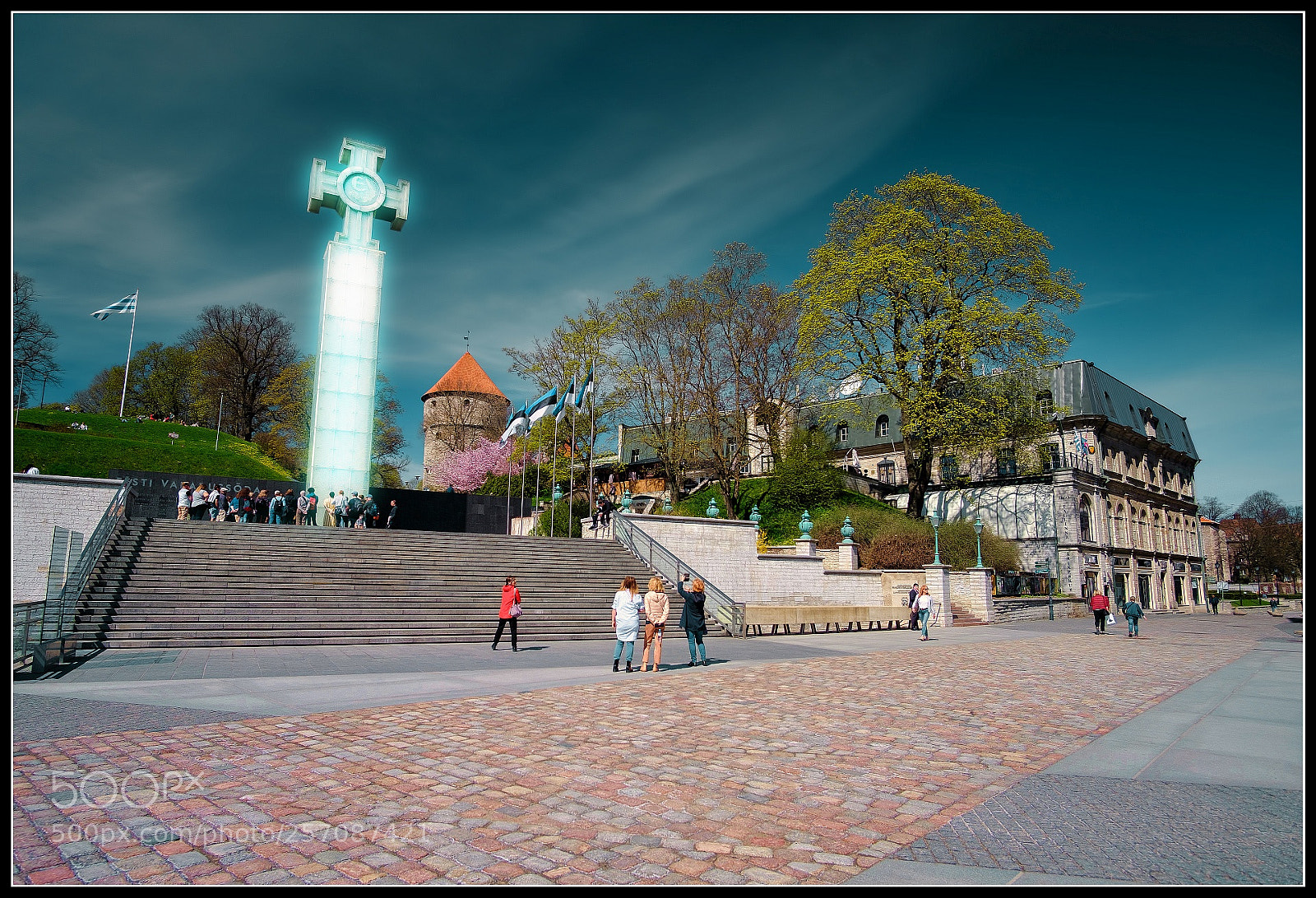 Fujifilm X-T20 sample photo. Victory column, tallinn photography