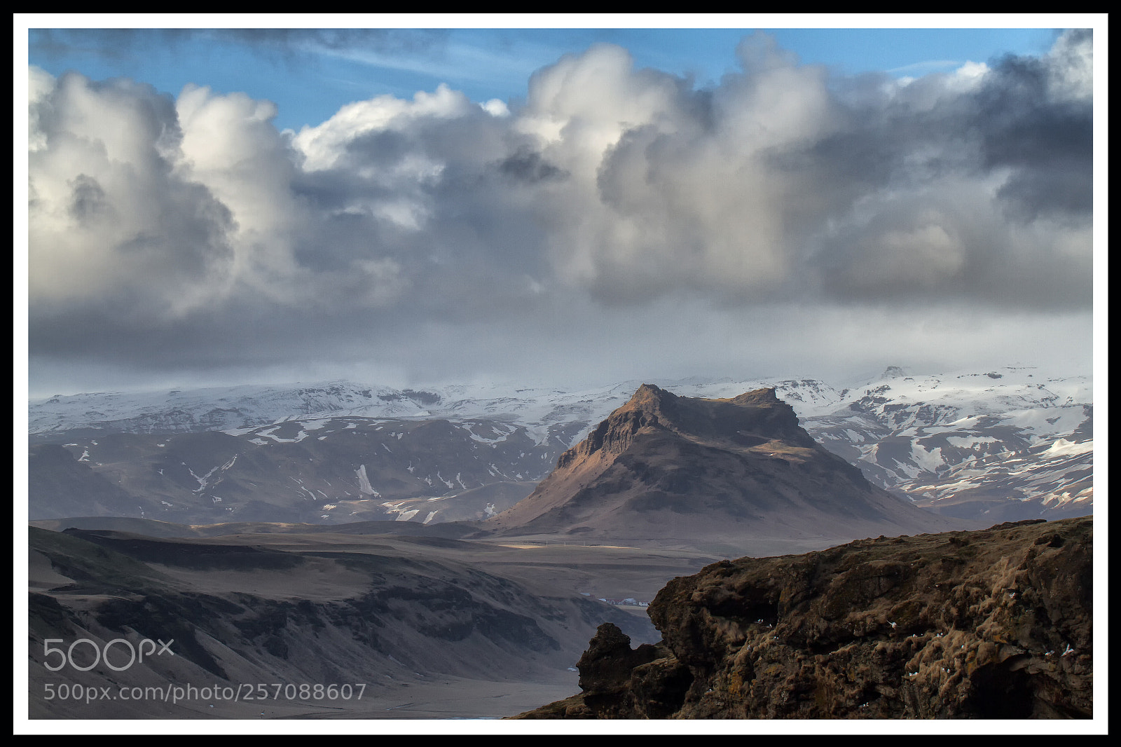 Canon EOS 7D sample photo. View north from dyrholaey photography