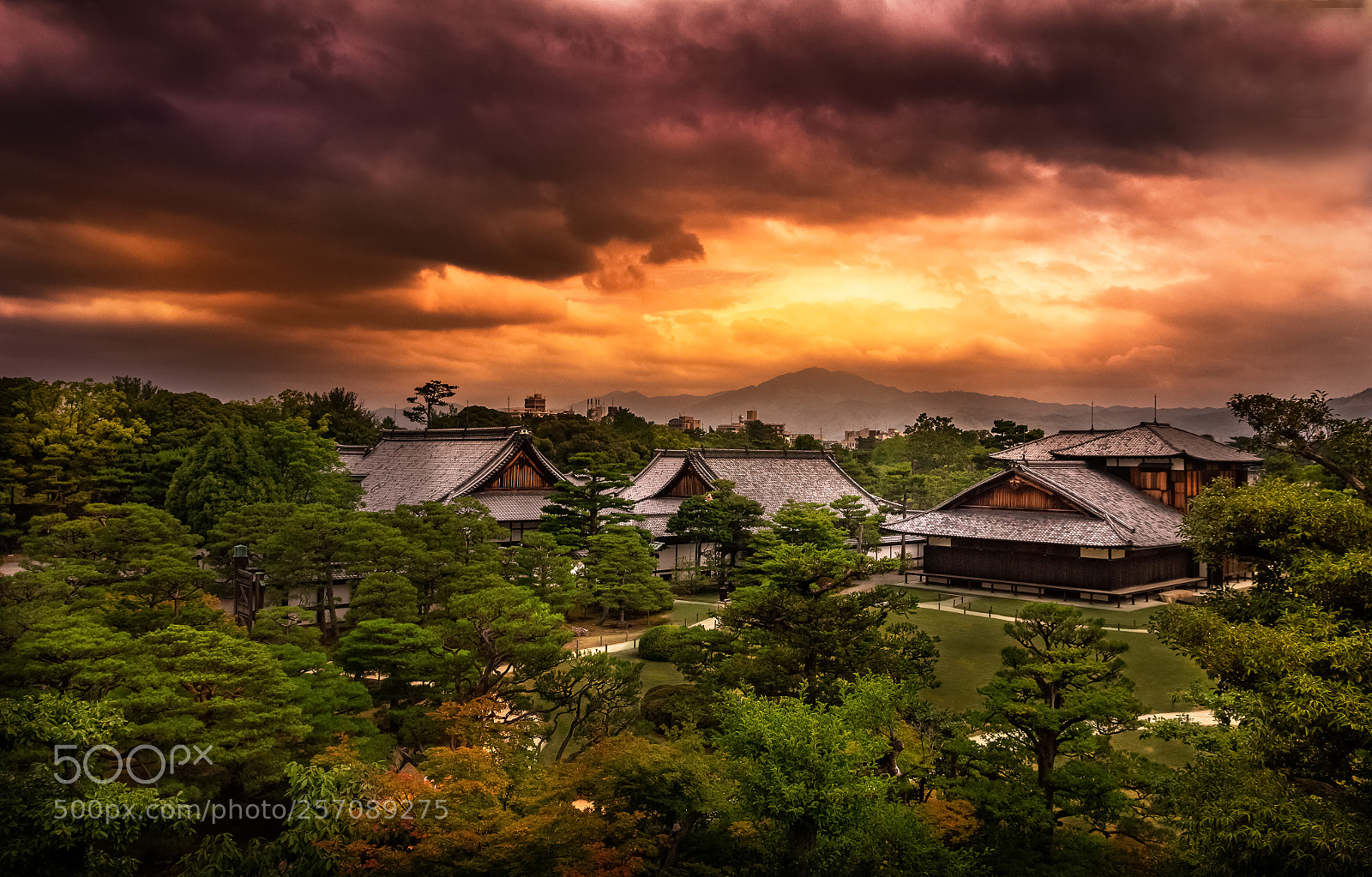 Canon EOS 60D sample photo. Storm clouds over kyoto photography