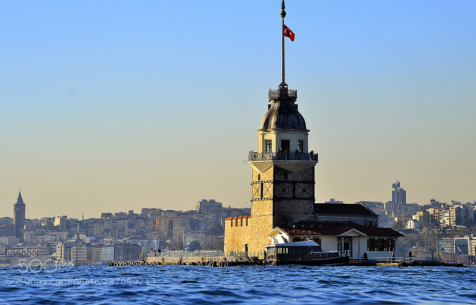Nikon D3100 sample photo. Kiz kulesİ  { maiden's tower } photography
