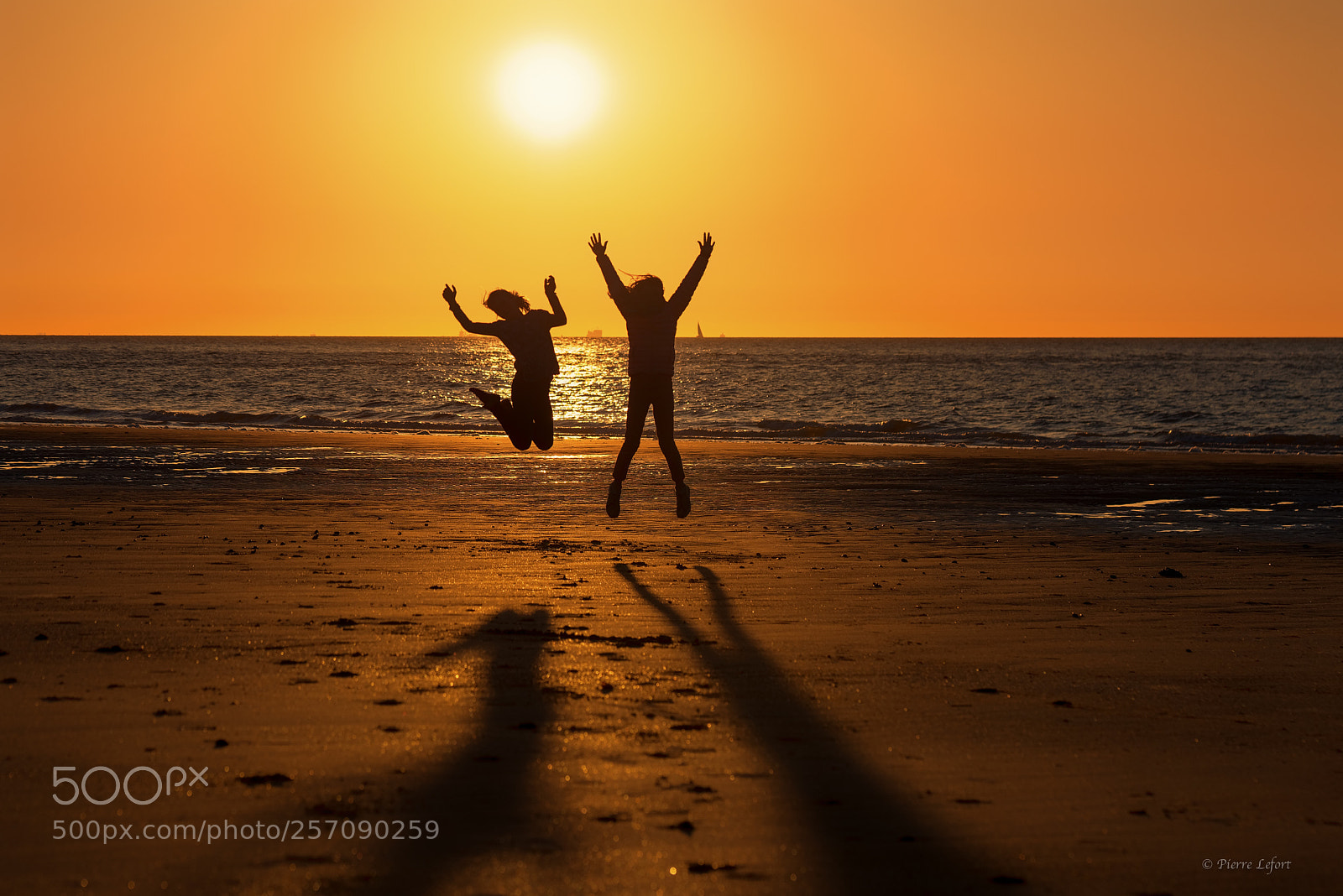 Nikon D800 sample photo. Twins jump at sunset photography