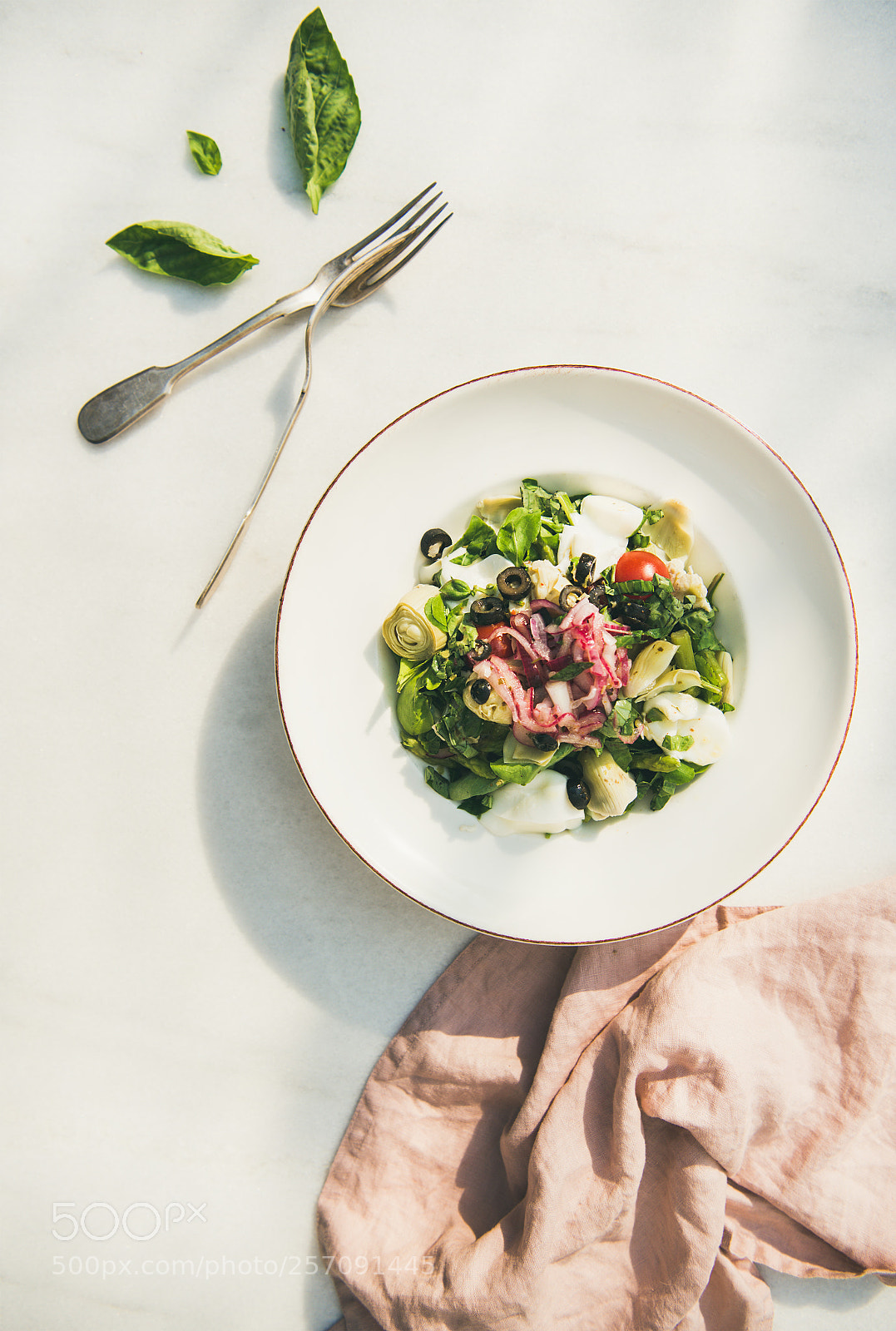 Nikon D610 sample photo. Fresh green summer salad photography