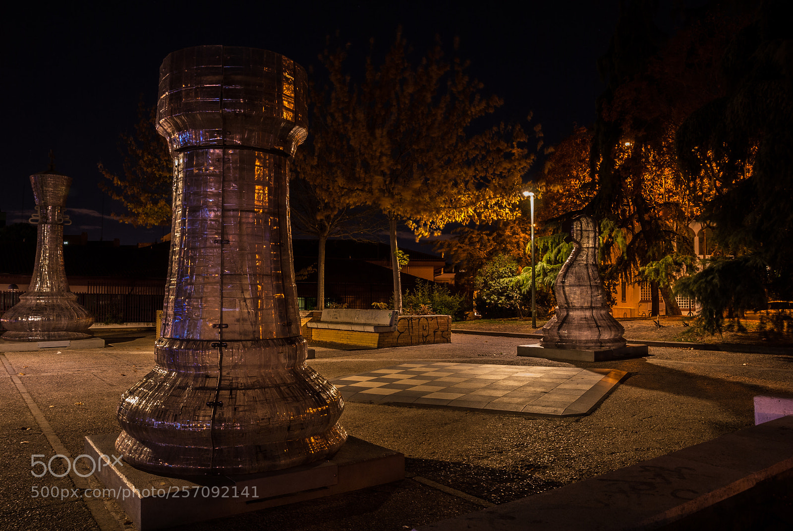 Nikon D60 sample photo. Chess pieces in madrid photography