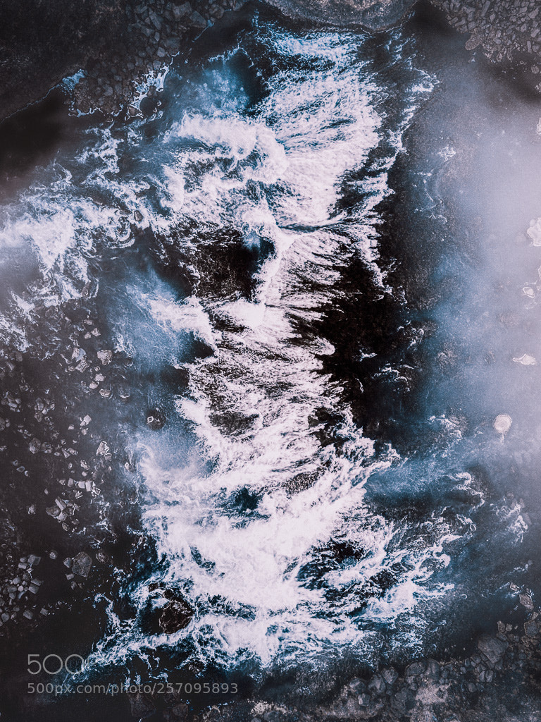 DJI FC220 sample photo. Distured flow photography
