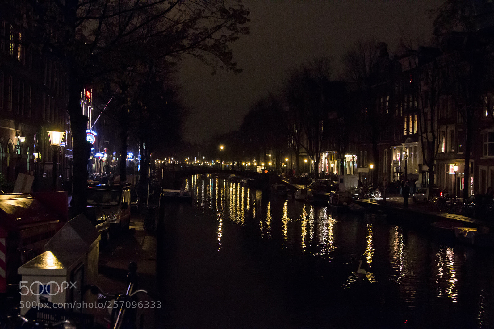 Canon EOS 70D sample photo. Amsterdam by night photography