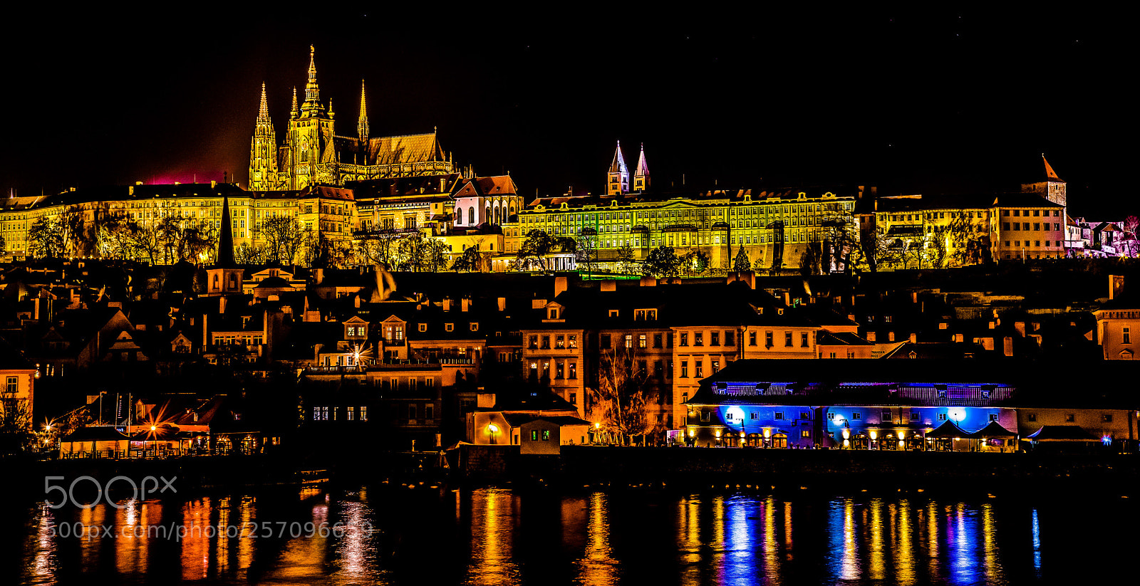Nikon D750 sample photo. Night in prague photography