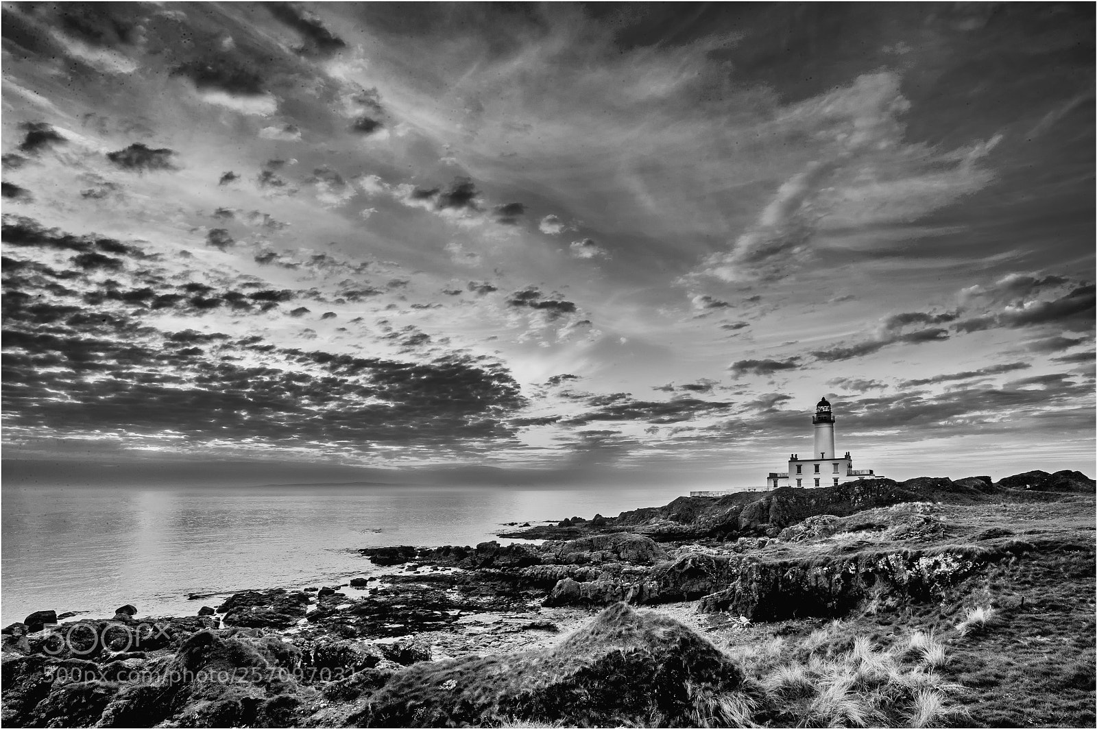 Canon EOS-1D X Mark II sample photo. Turnberry sunset b&w photography