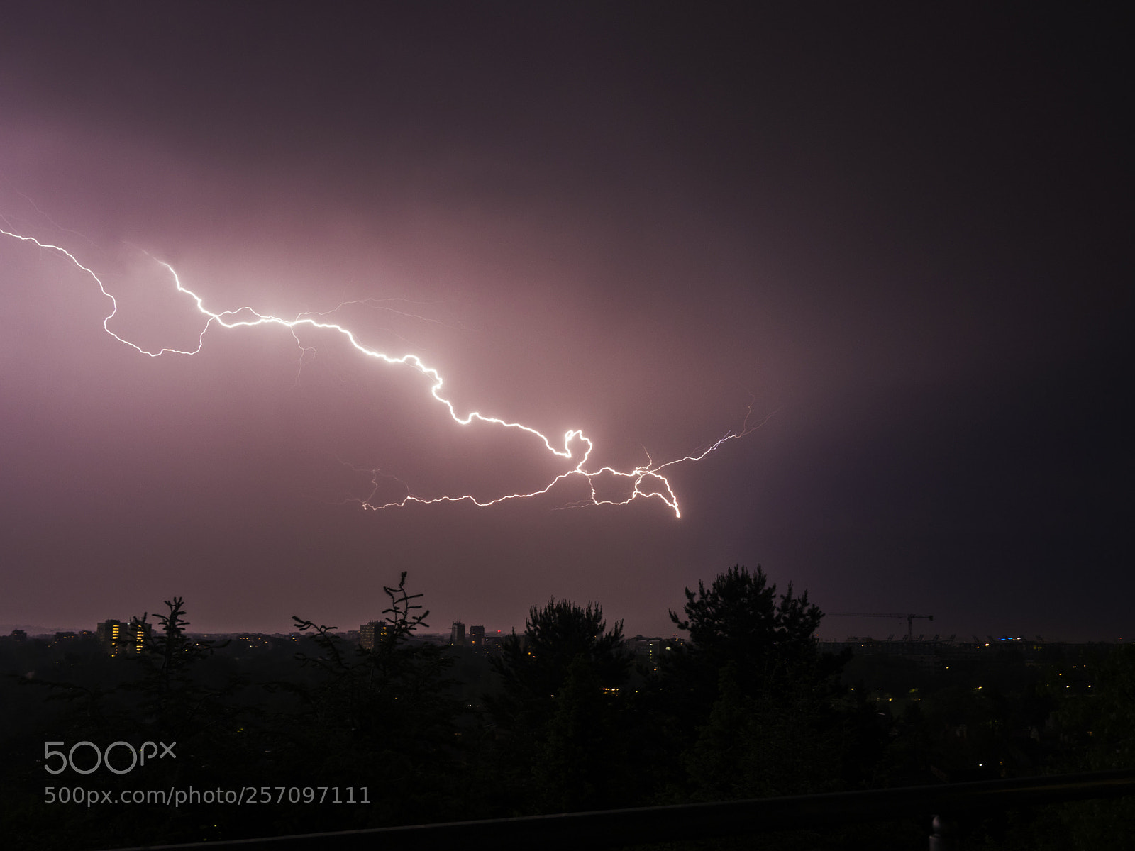 Panasonic Lumix DMC-GH4 sample photo. Thunderstorm in kraków photography