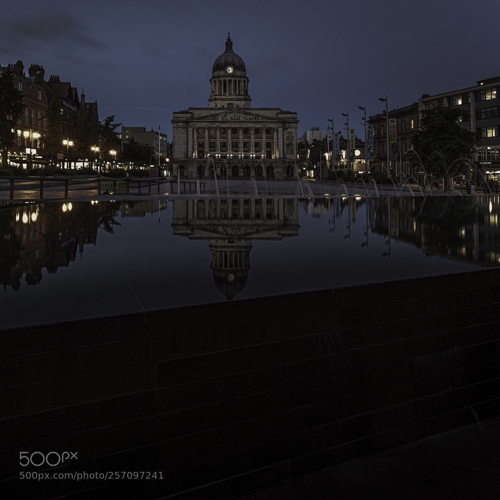 Canon EOS 5D Mark II sample photo. Council house at night photography