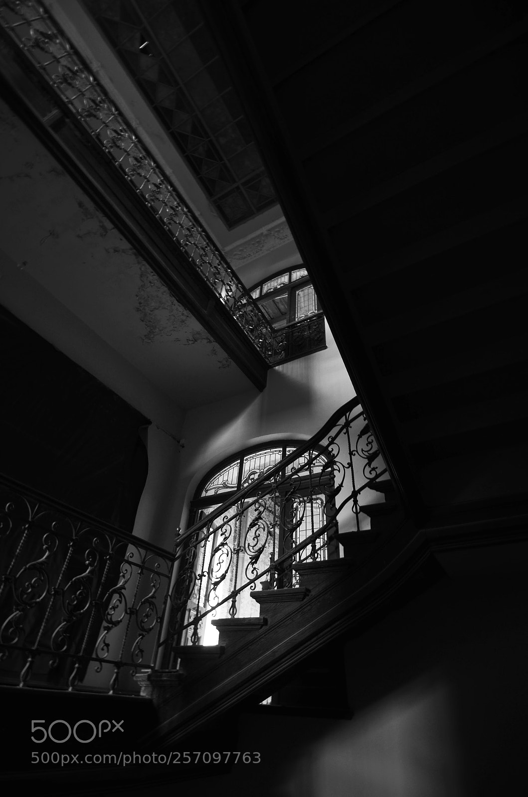 Nikon D7000 sample photo. Stairs and windows photography