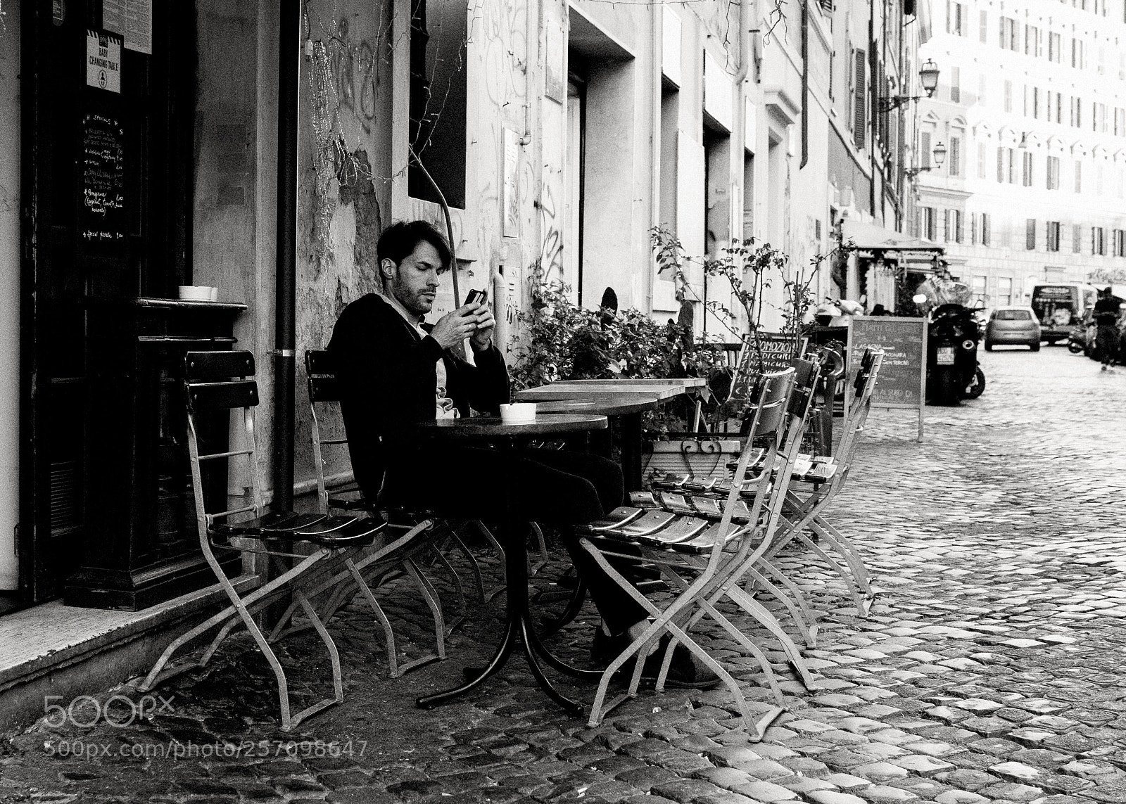 Sony a6500 sample photo. Man sitting at outdoor photography