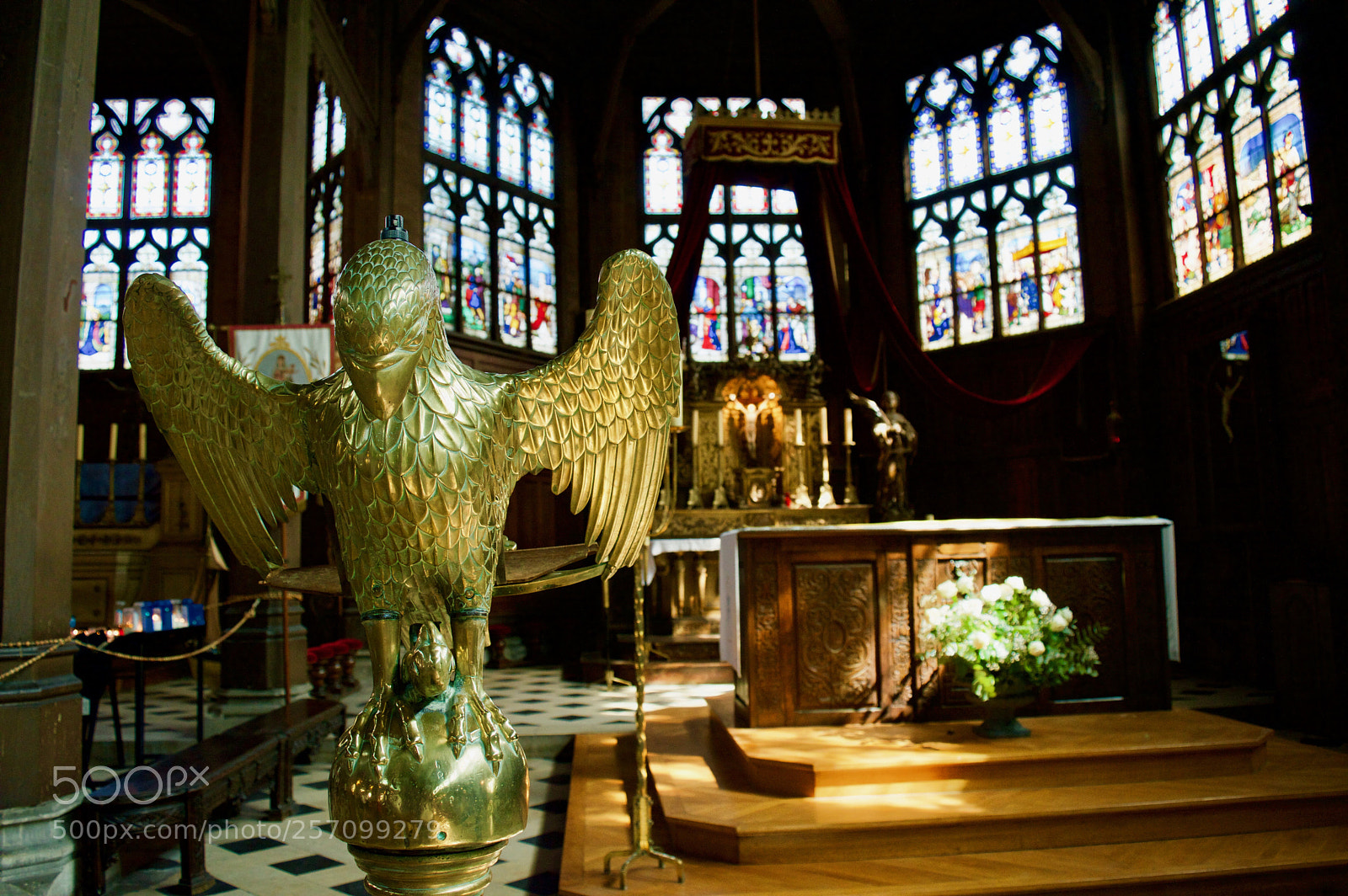 Nikon D3200 sample photo. Gold eagle in honfleur photography