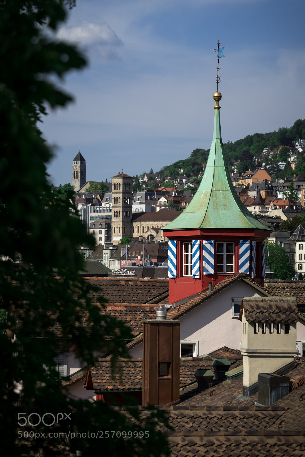 Sony a7 sample photo. Zurich rooftops photography