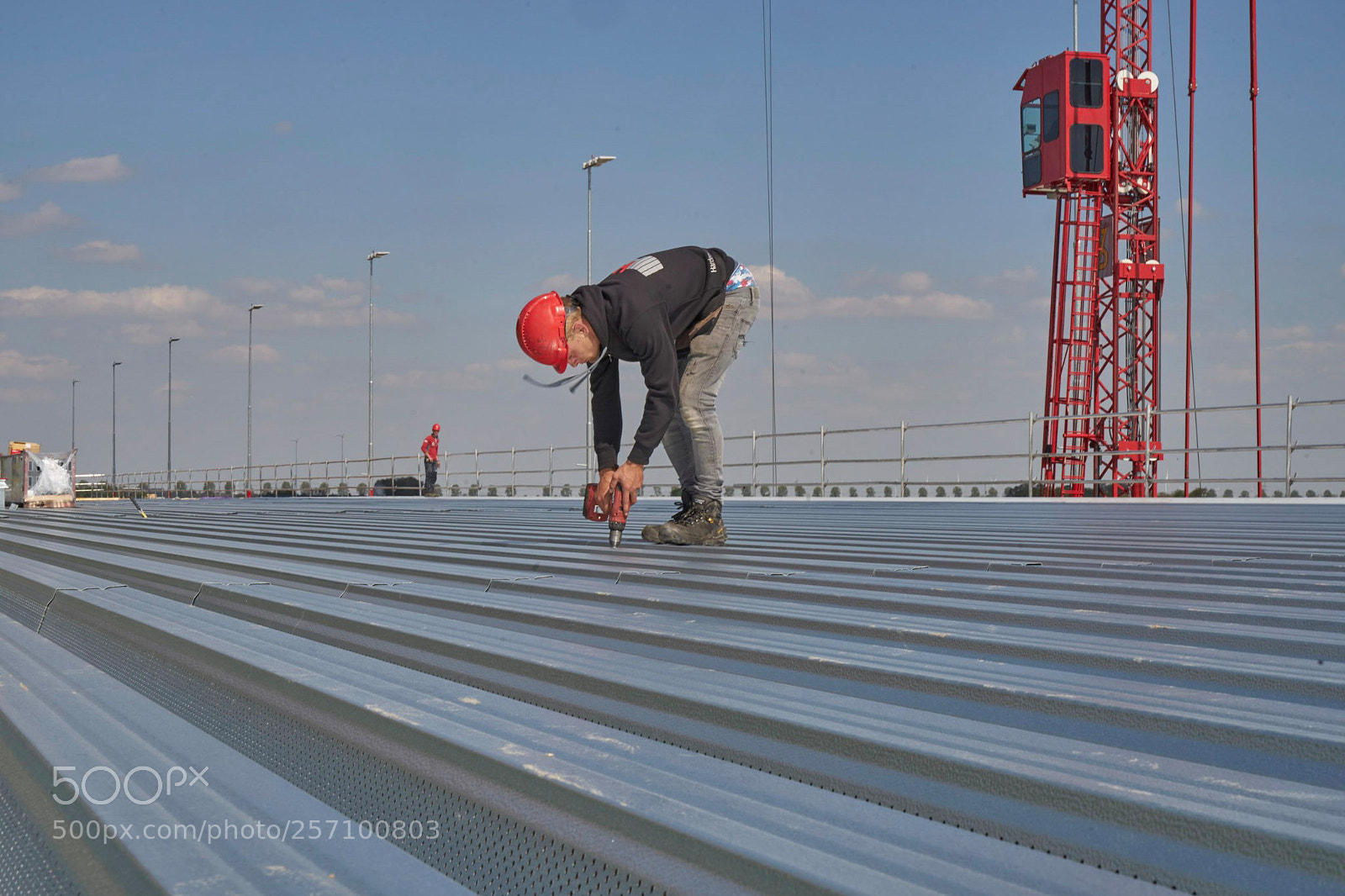 Sony a7 II sample photo. Top roof work photography