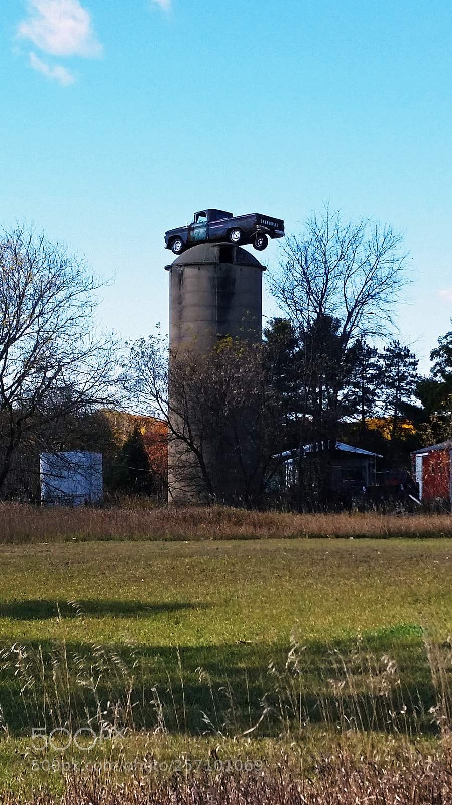 Samsung Galaxy S5 sample photo. Chevy silo photography