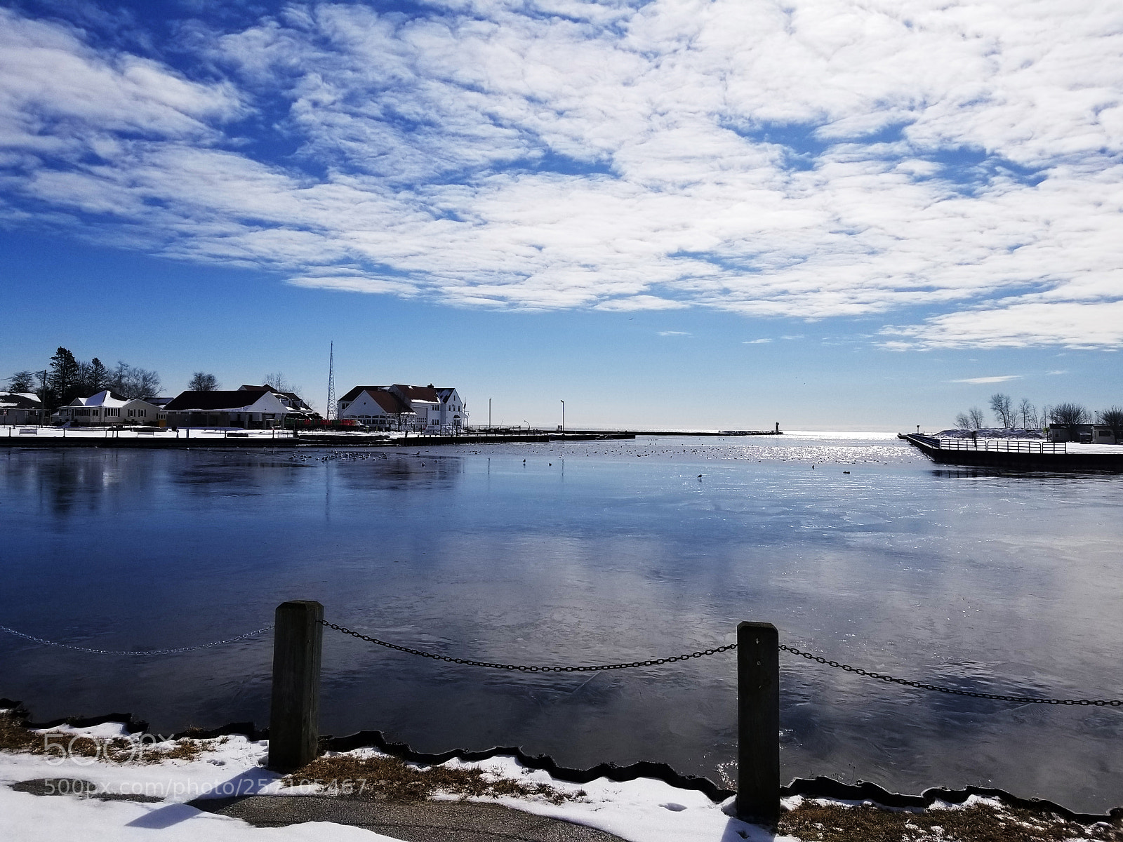 Samsung Galaxy S8 sample photo. Icy harbor photography