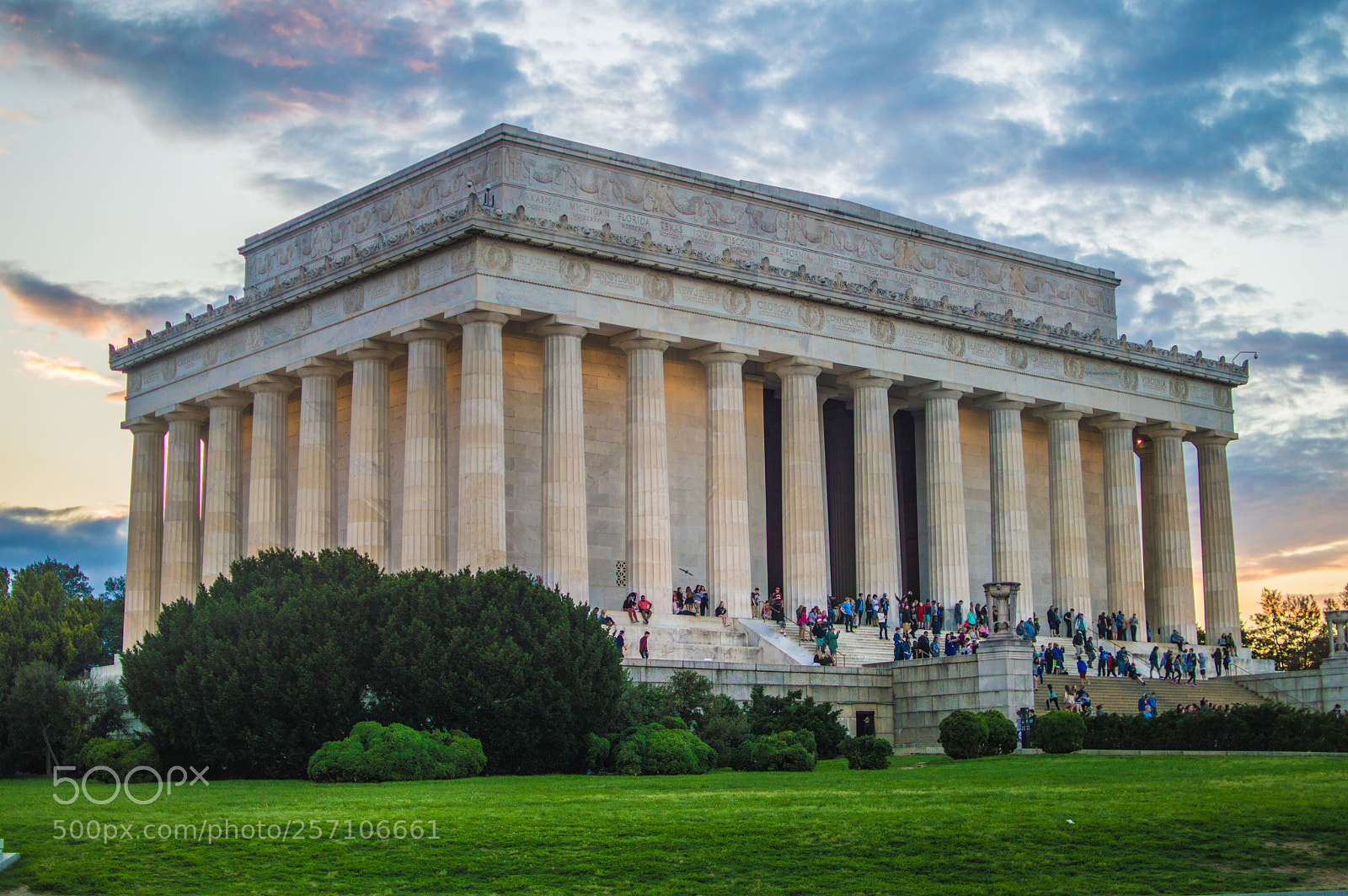 Nikon D3200 sample photo. Lincoln memorial photography