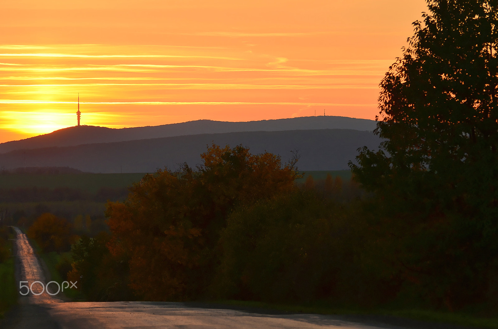 Nikon D7000 sample photo. Country road photography