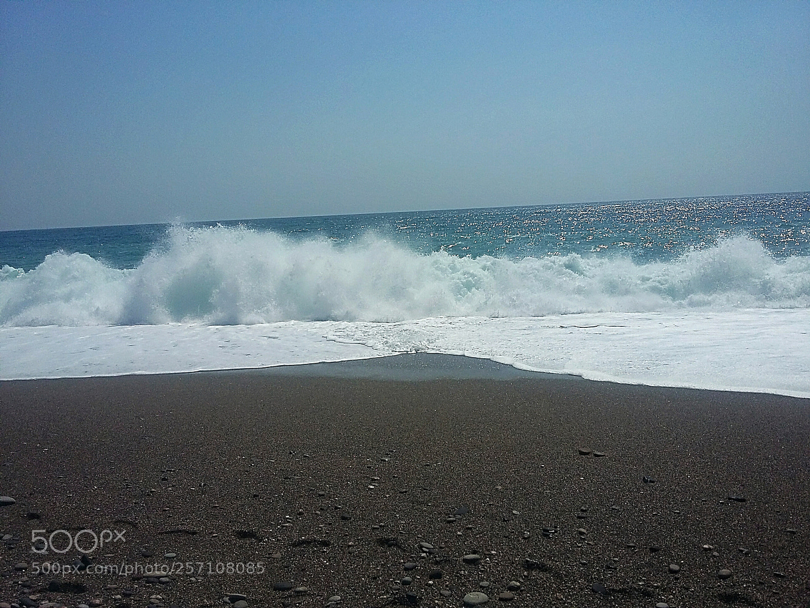 Samsung Galaxy Grand Prime sample photo. Sea waves in riposto photography