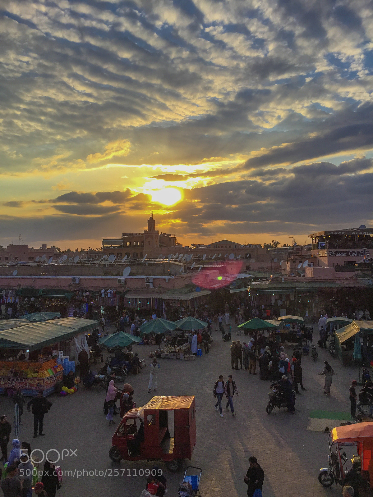 Apple iPhone 6 sample photo. Sunset in marrakech  photography