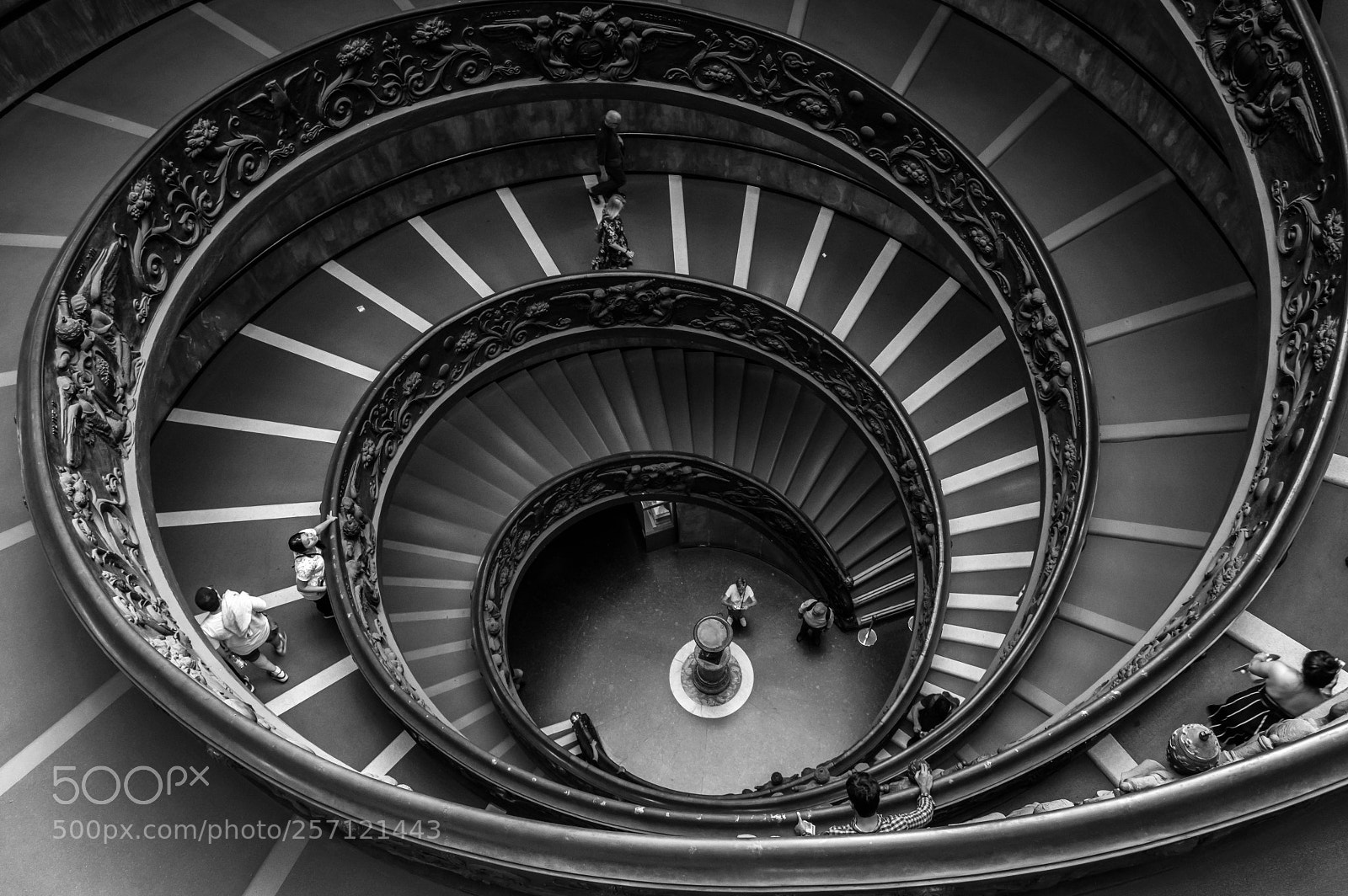 Pentax K-3 II sample photo. Bramante staircase photography