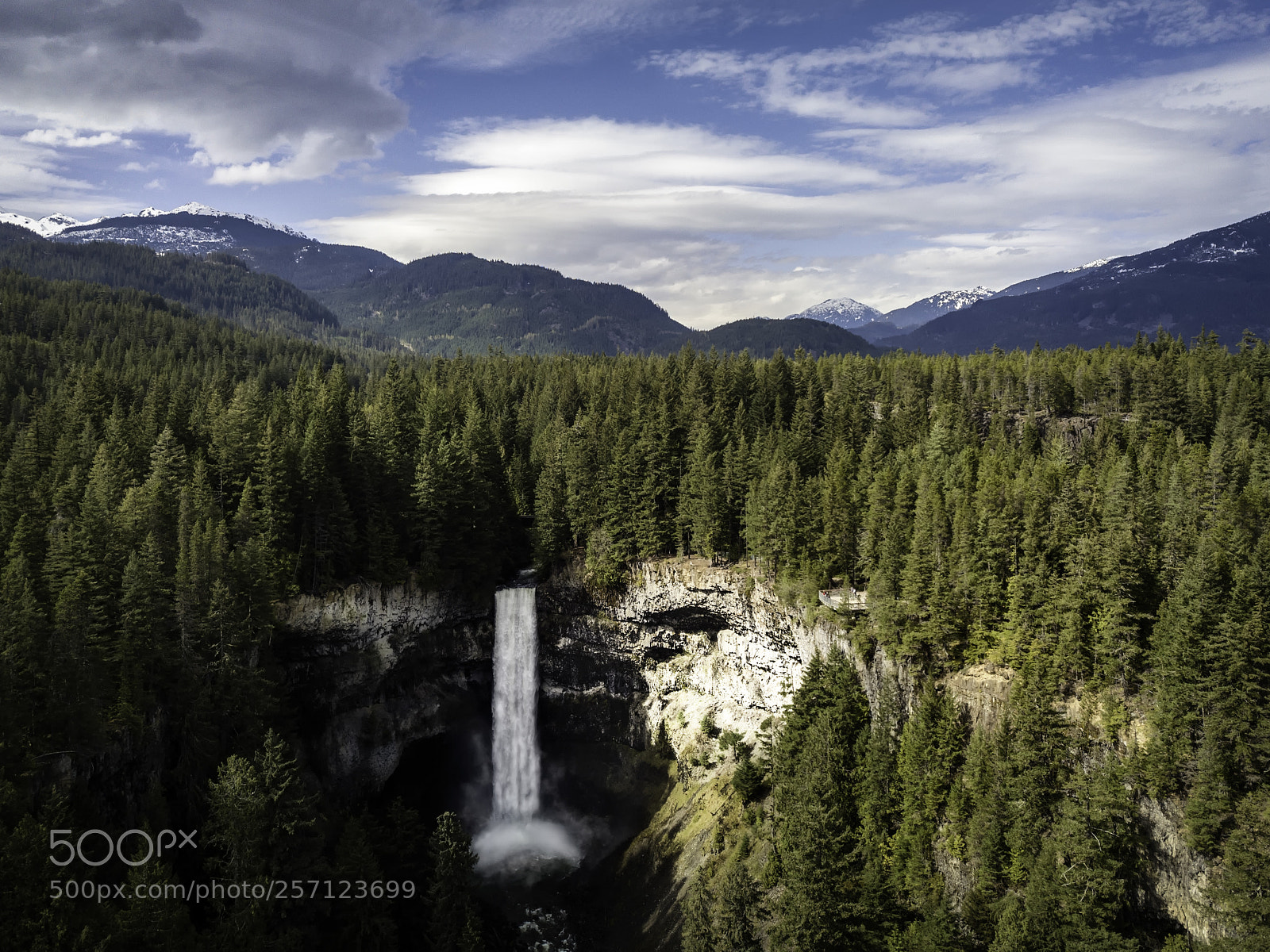 DJI FC220 sample photo. Brandywine falls photography