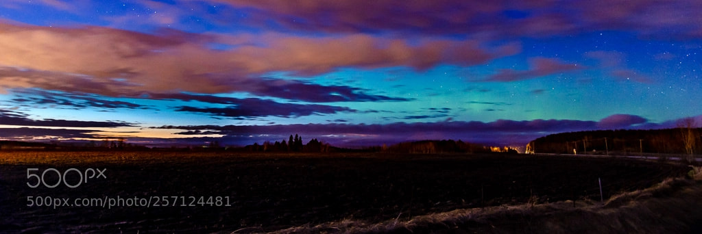 Nikon D7200 sample photo. Sunset and northern lights photography