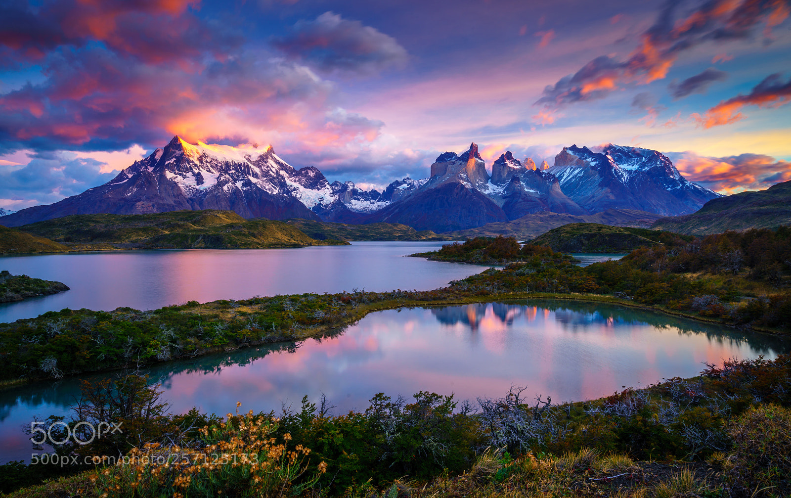 Sony a7R II sample photo. Colorful torres del paine photography