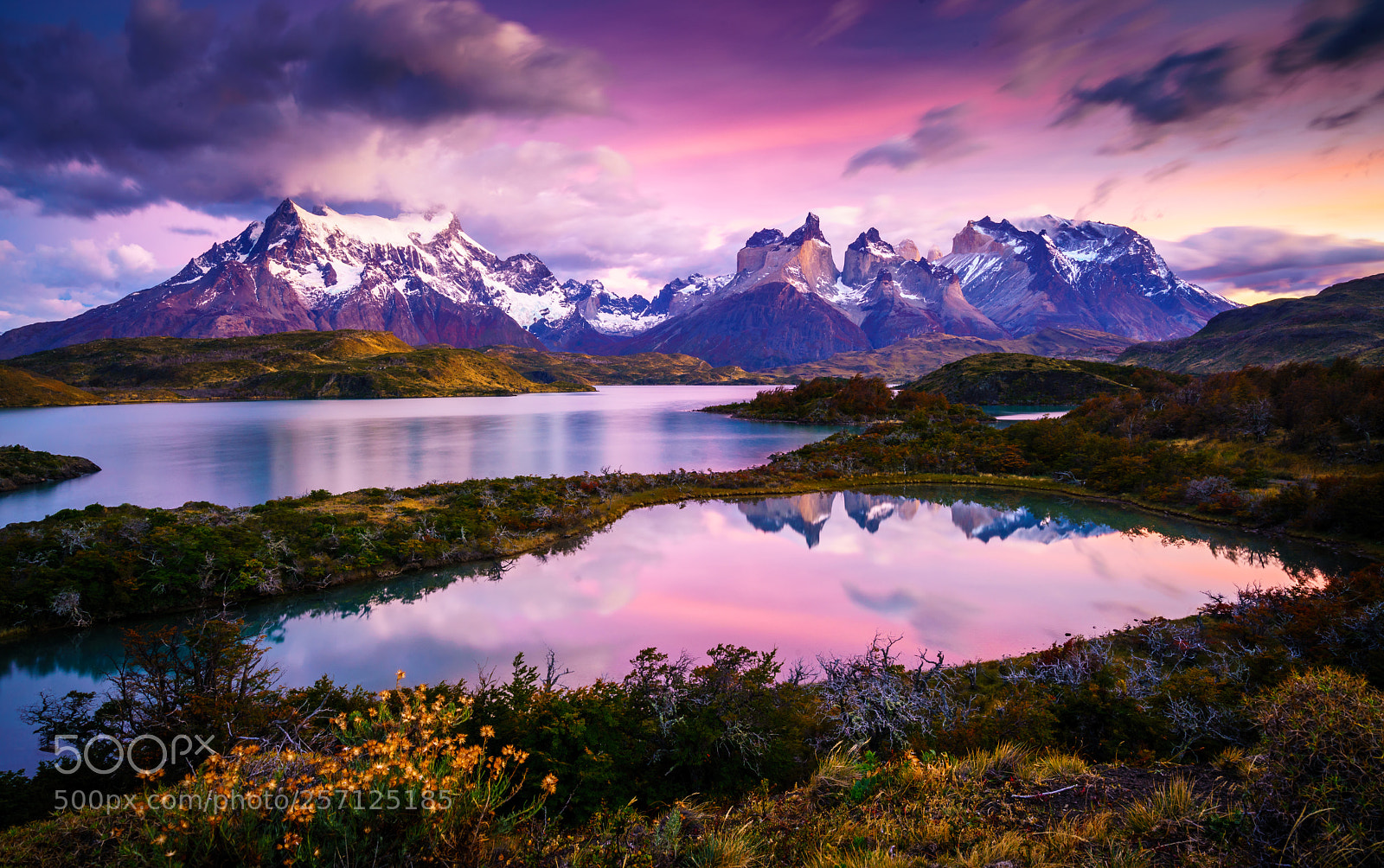 Sony a7R II sample photo. Colorful torres del paine photography