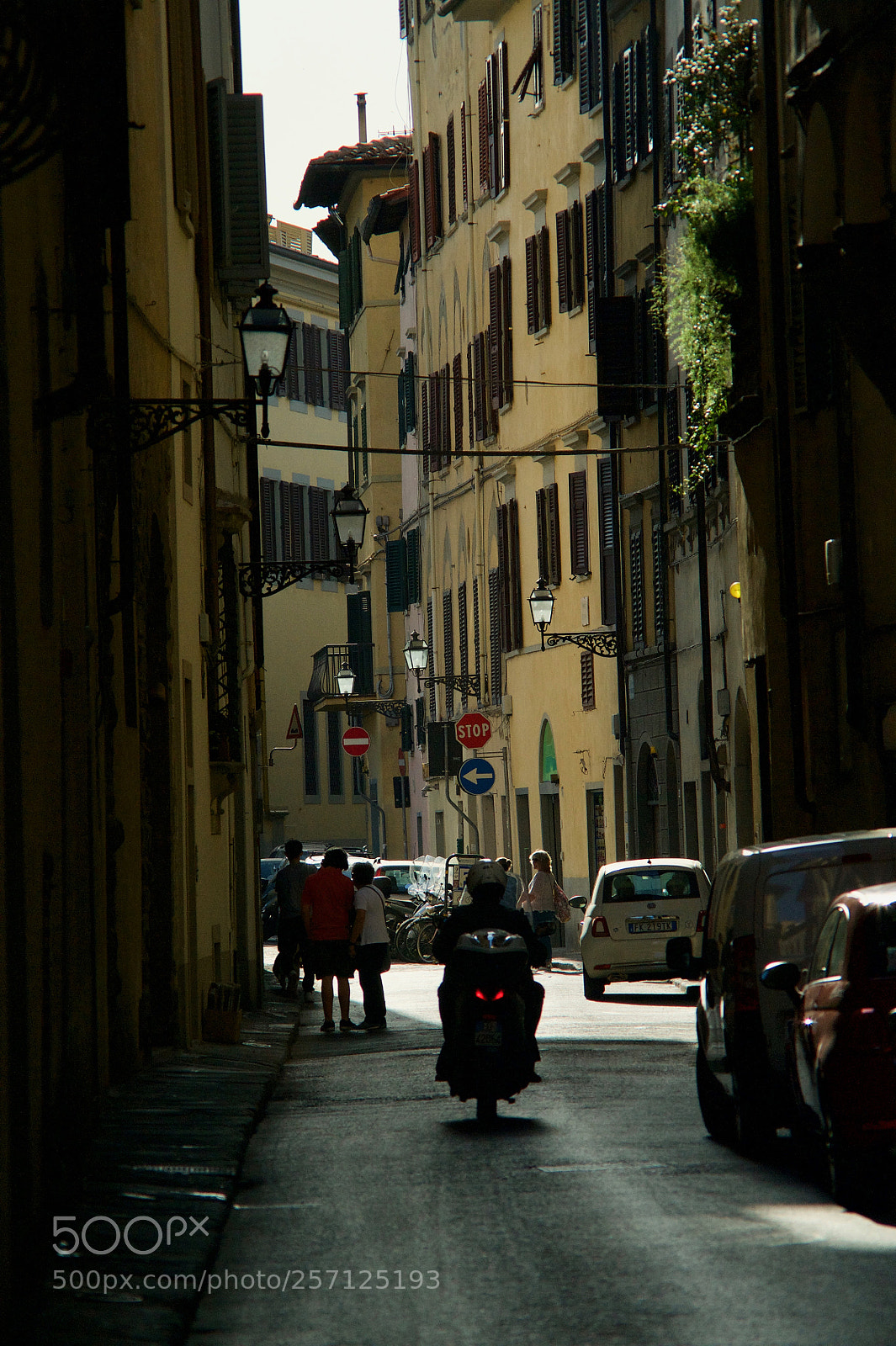 Nikon D700 sample photo. Florence side street photography