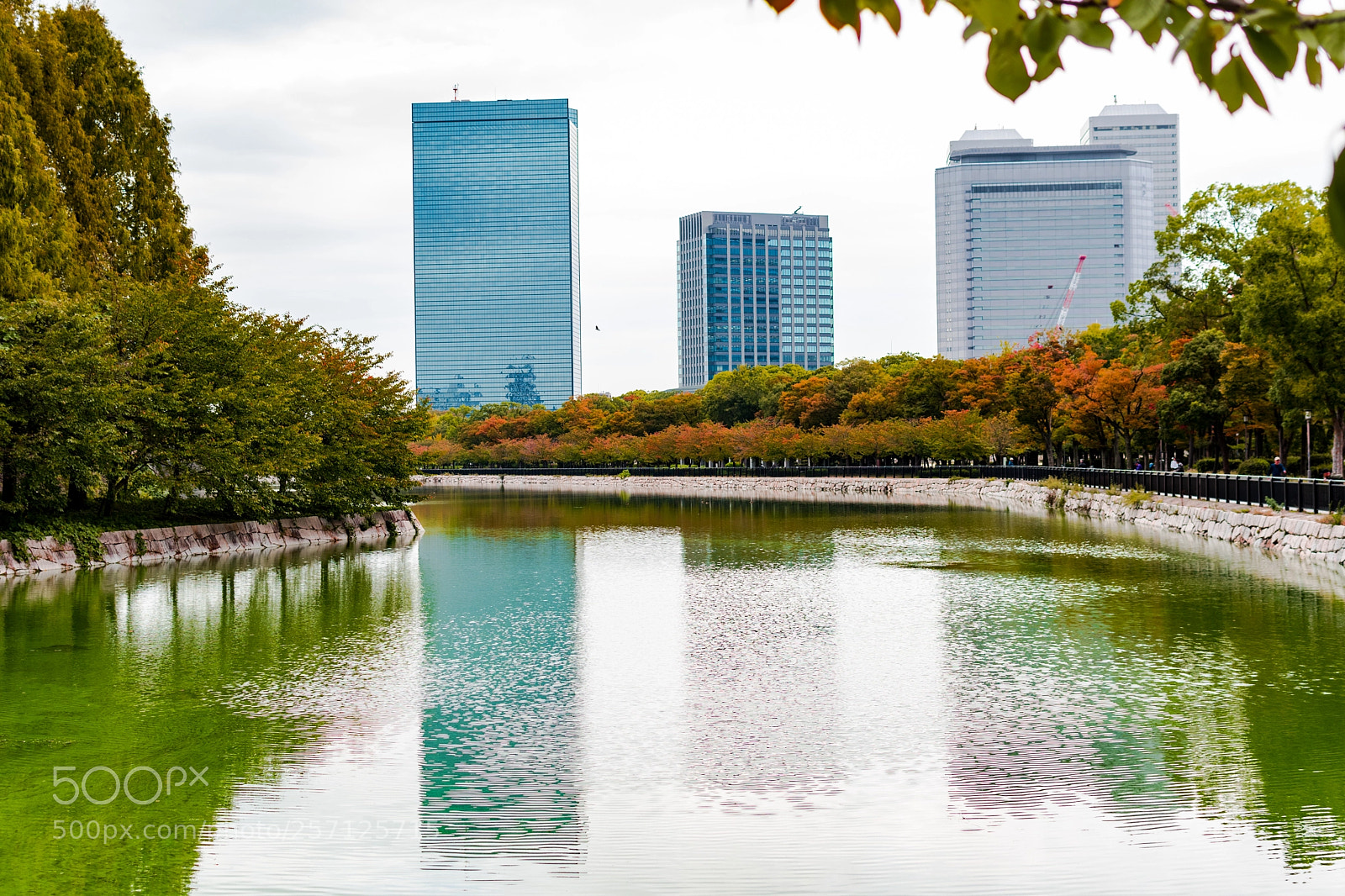 Nikon D5500 sample photo. Beside osaka´s castle photography